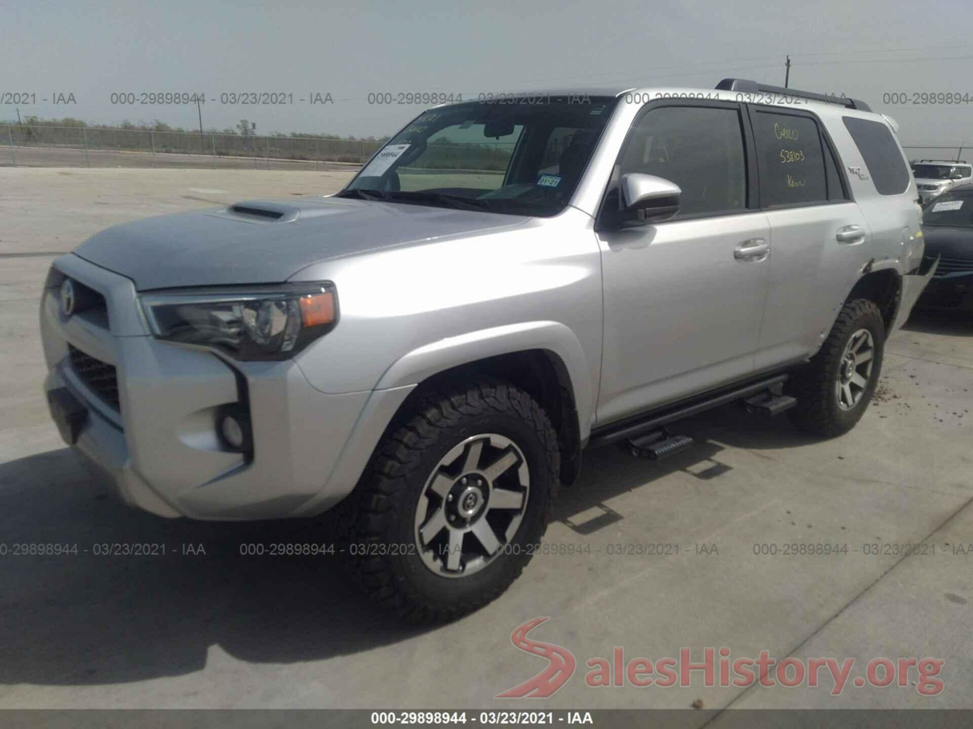 JTEBU5JR3K5613139 2019 TOYOTA 4RUNNER