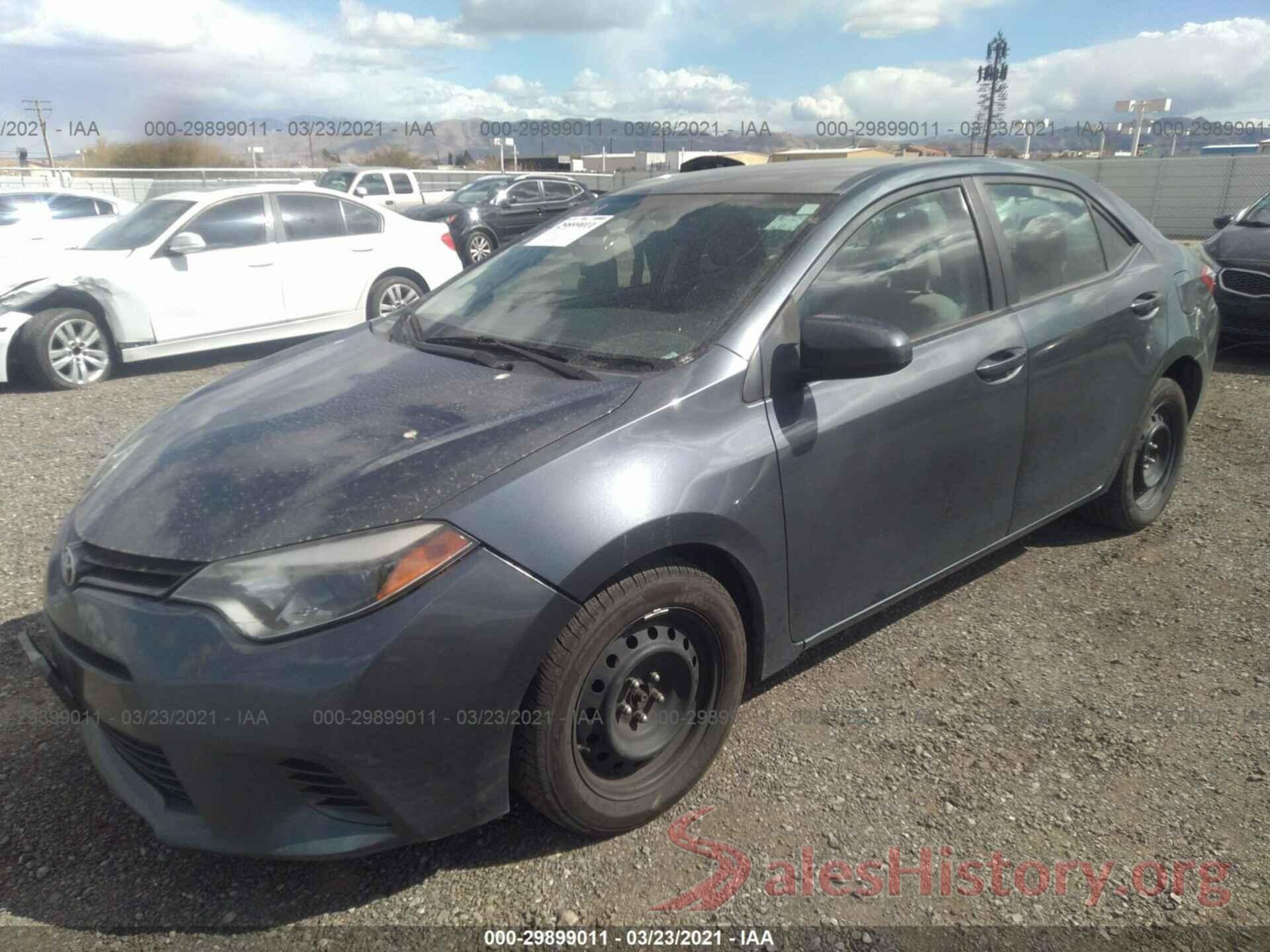 5YFBURHE4GP492842 2016 TOYOTA COROLLA