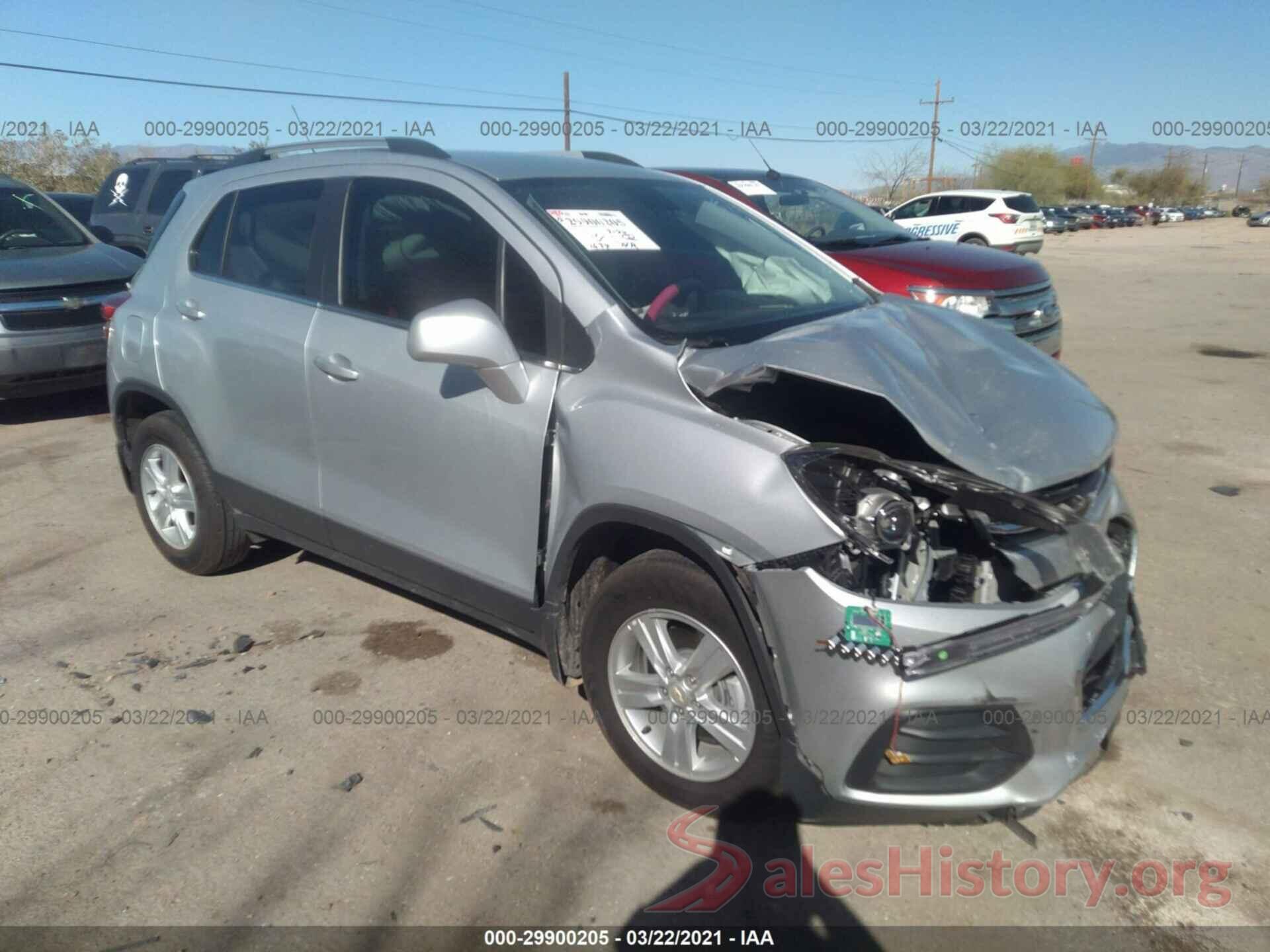 3GNCJLSB7LL212404 2020 CHEVROLET TRAX