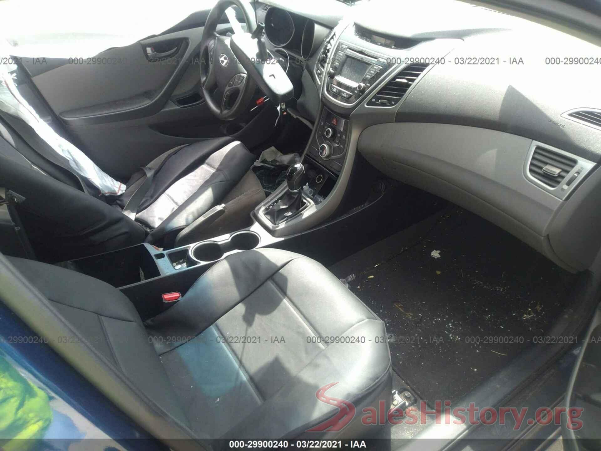 5NPDH4AE3GH662700 2016 HYUNDAI ELANTRA