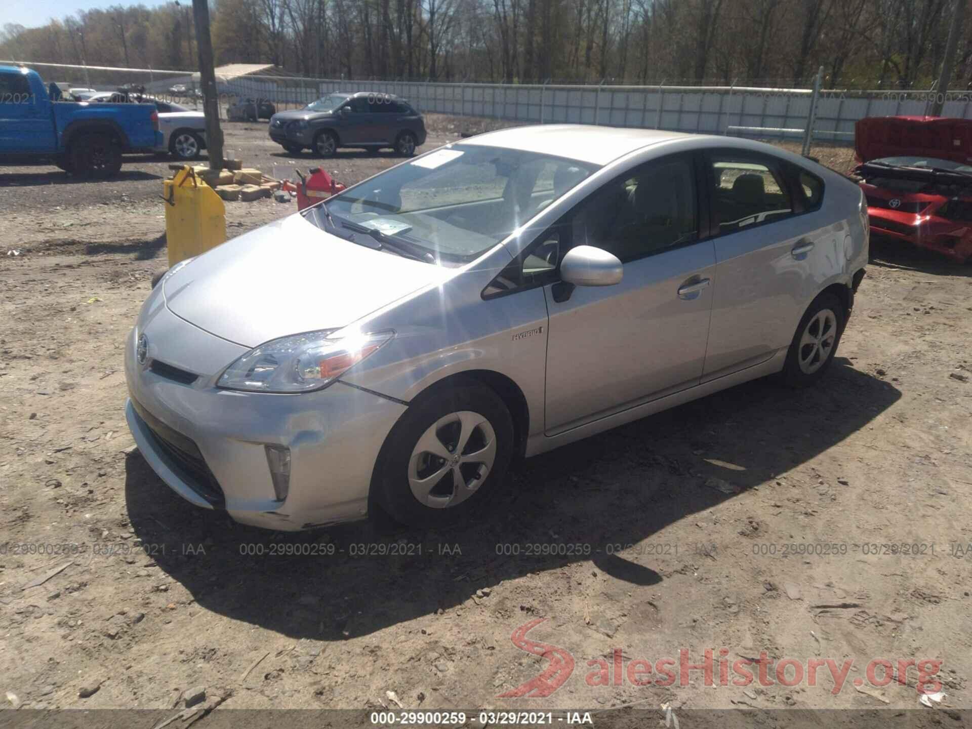 JTDKN3DU0F1994807 2015 TOYOTA PRIUS