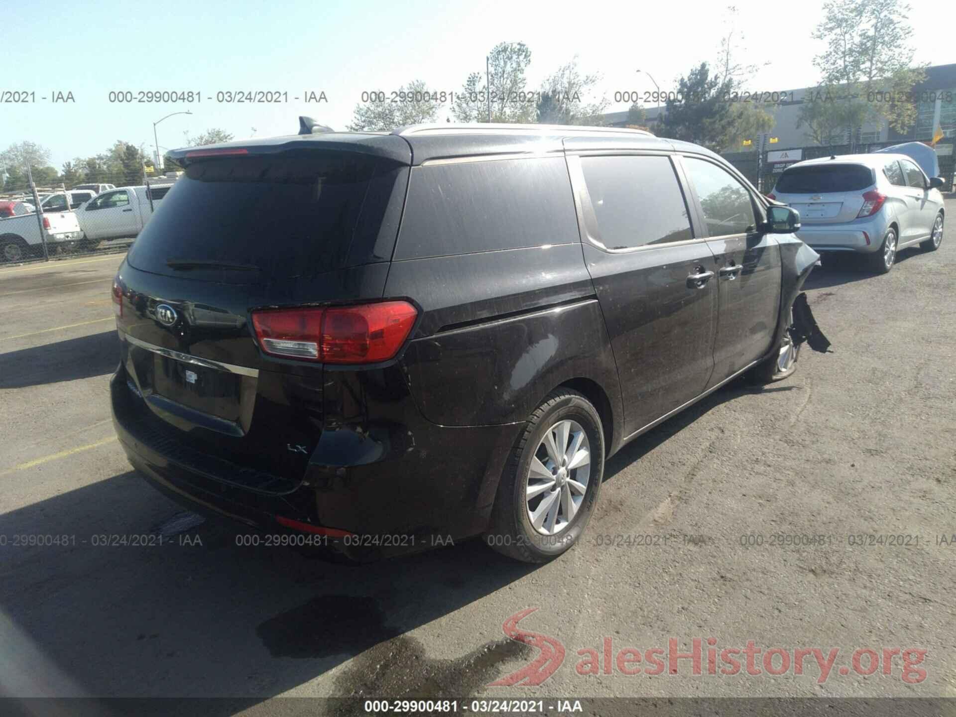 KNDMB5C15H6267124 2017 KIA SEDONA