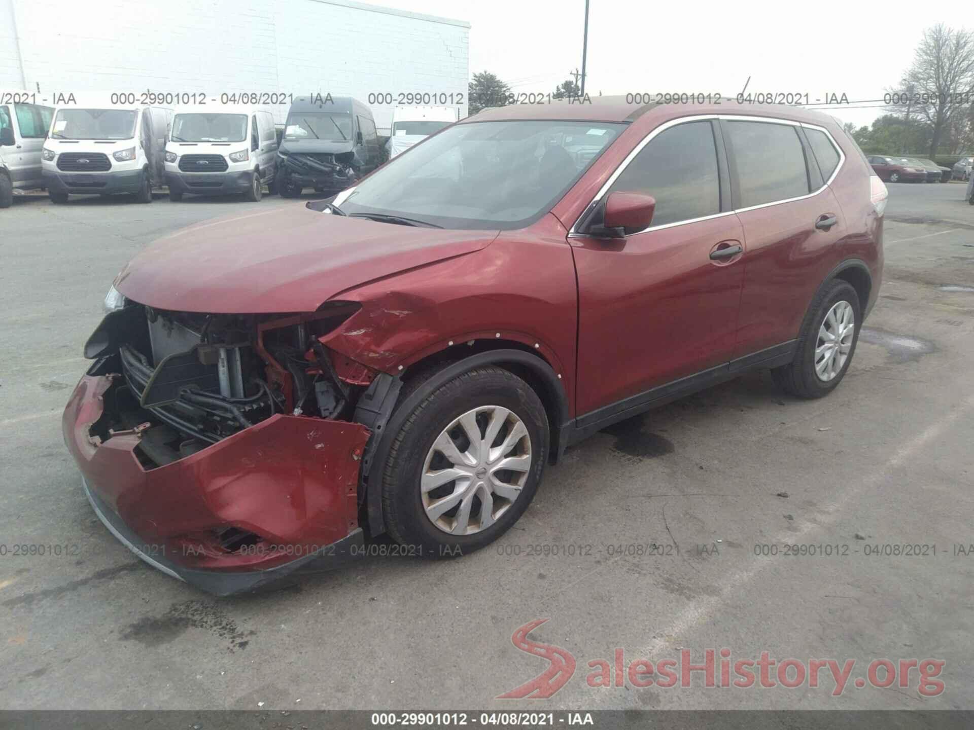 5N1AT2MT8GC897410 2016 NISSAN ROGUE