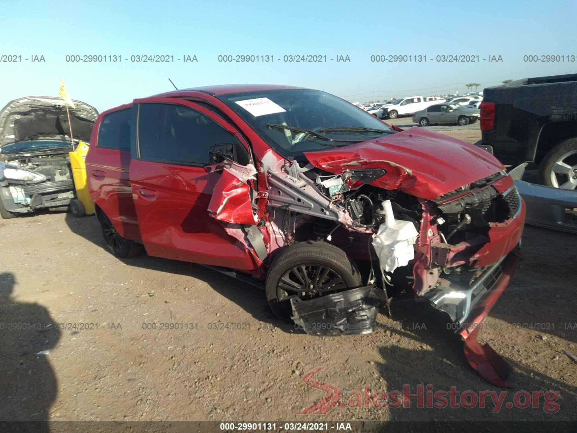 ML32A5HJ5KH007372 2019 MITSUBISHI MIRAGE