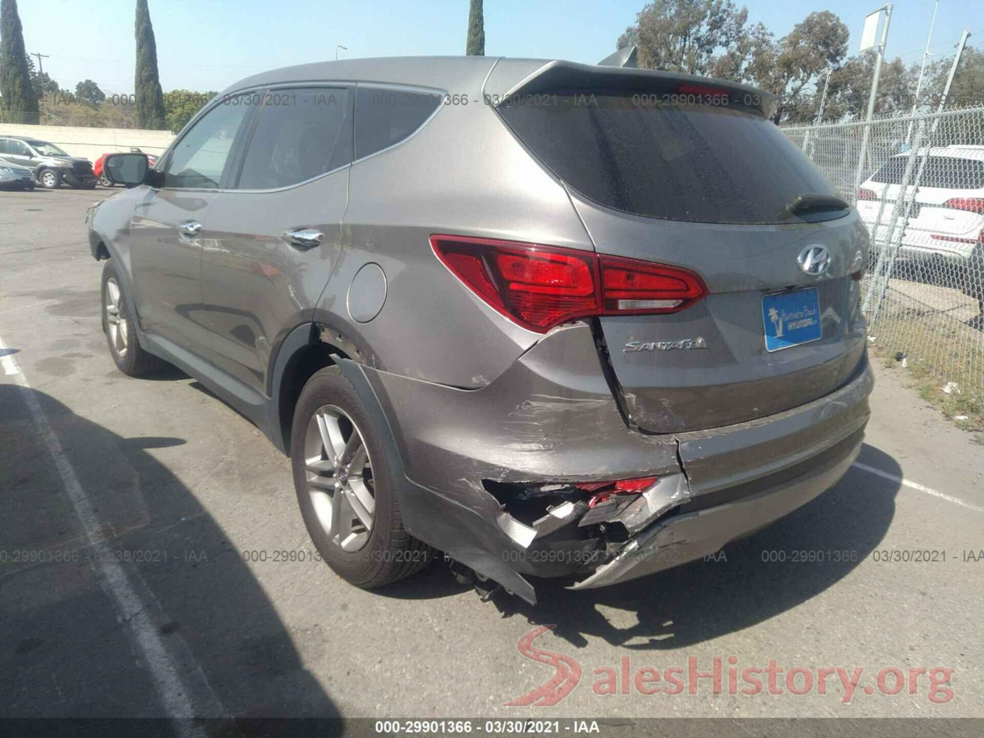 5XYZT3LB4HG395724 2017 HYUNDAI SANTA FE SPORT