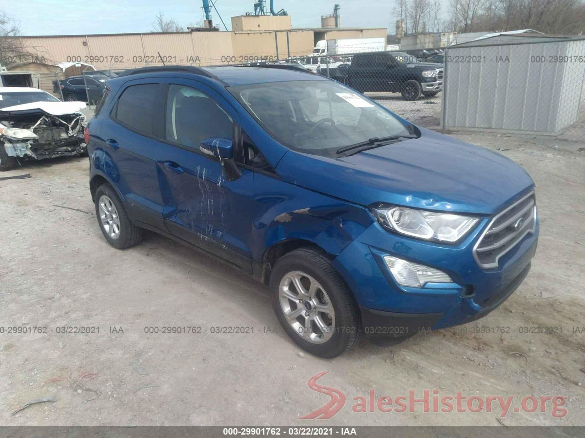 MAJ3S2GE2KC301980 2019 FORD ECOSPORT