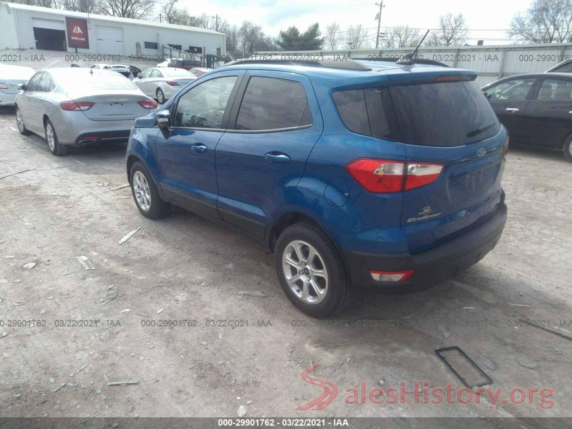 MAJ3S2GE2KC301980 2019 FORD ECOSPORT