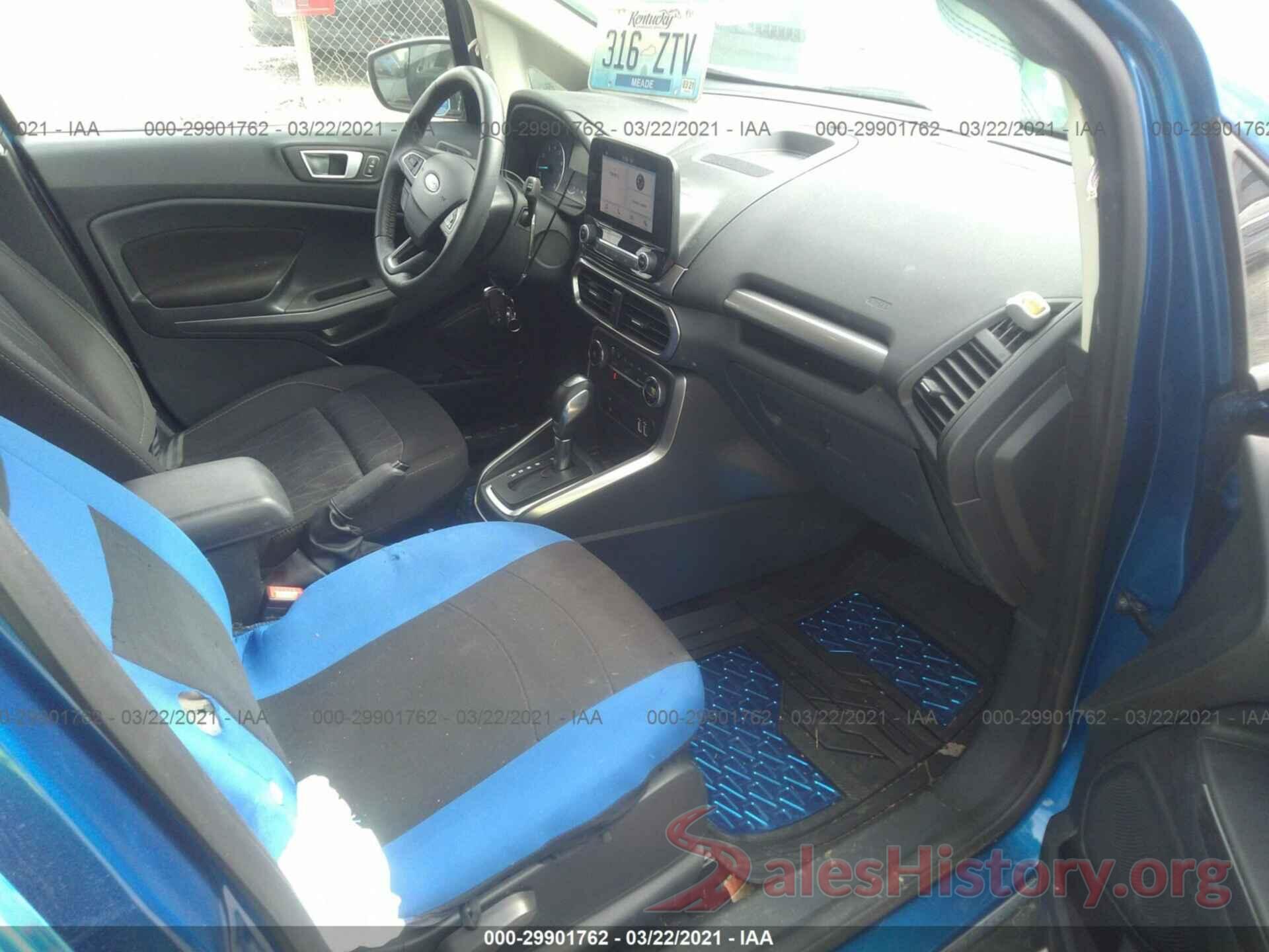 MAJ3S2GE2KC301980 2019 FORD ECOSPORT