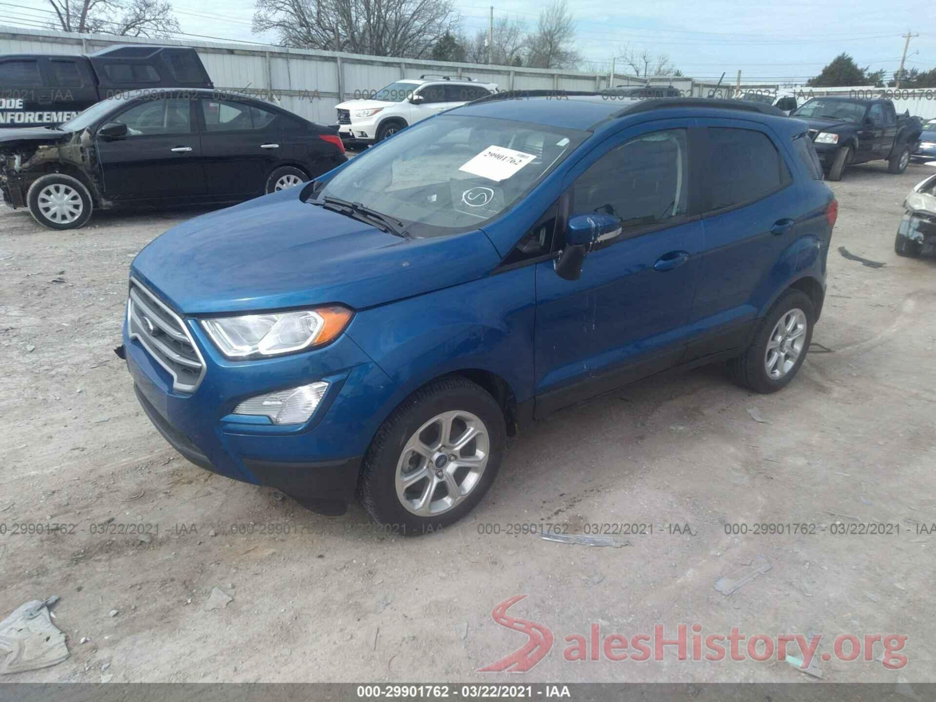 MAJ3S2GE2KC301980 2019 FORD ECOSPORT