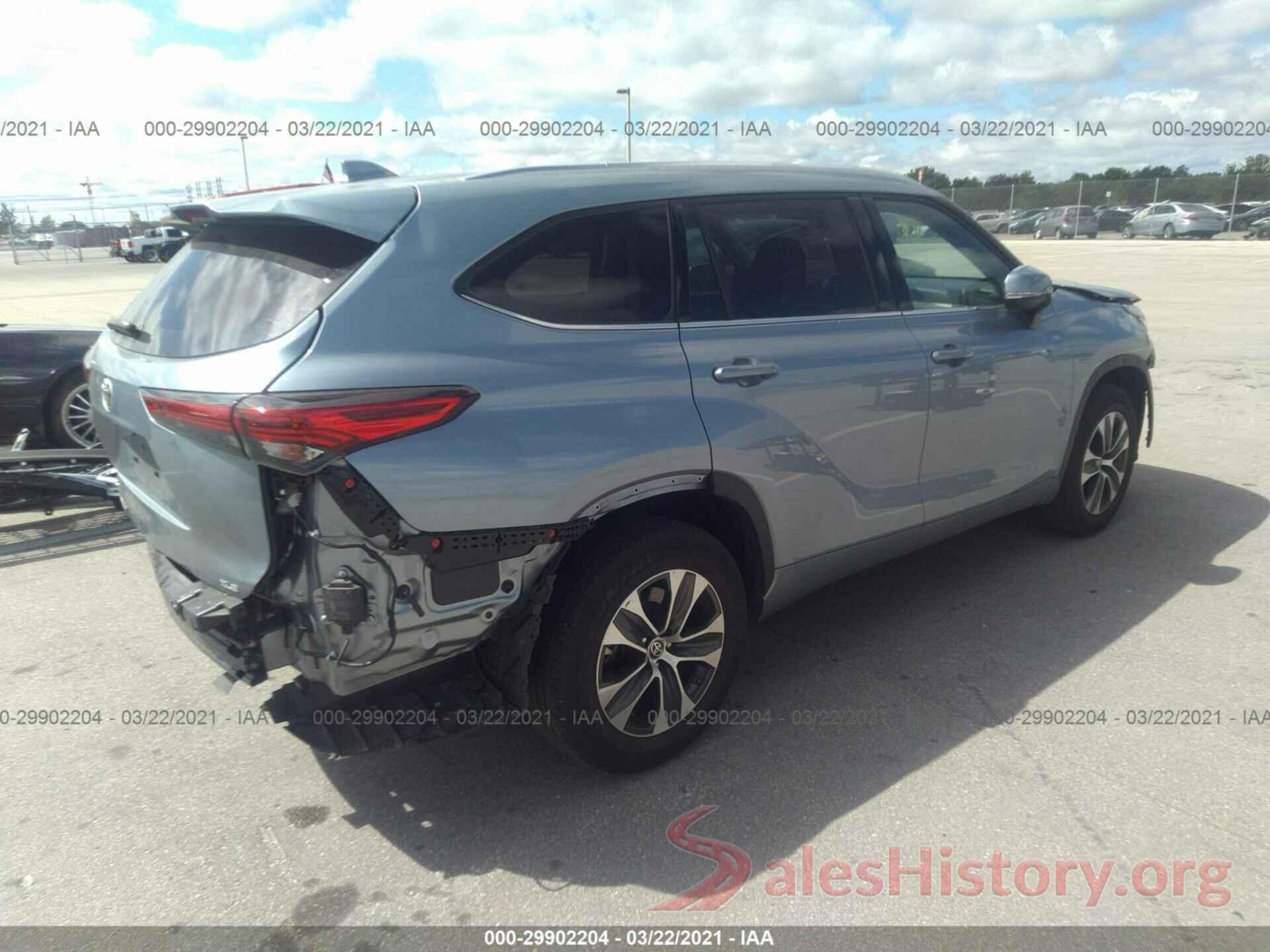 5TDGZRAH3LS002873 2020 TOYOTA HIGHLANDER