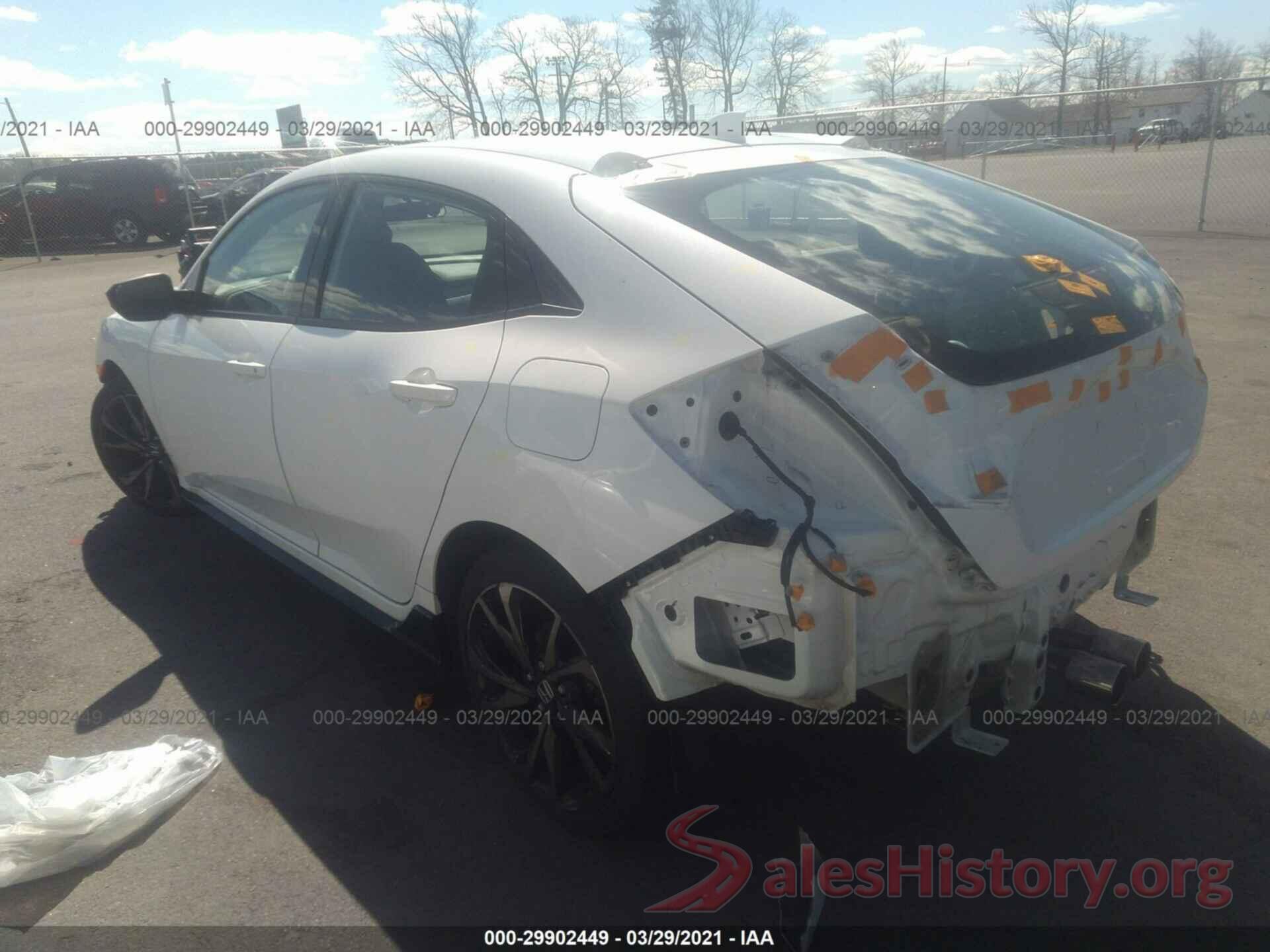 SHHFK7H42KU416154 2019 HONDA CIVIC HATCHBACK