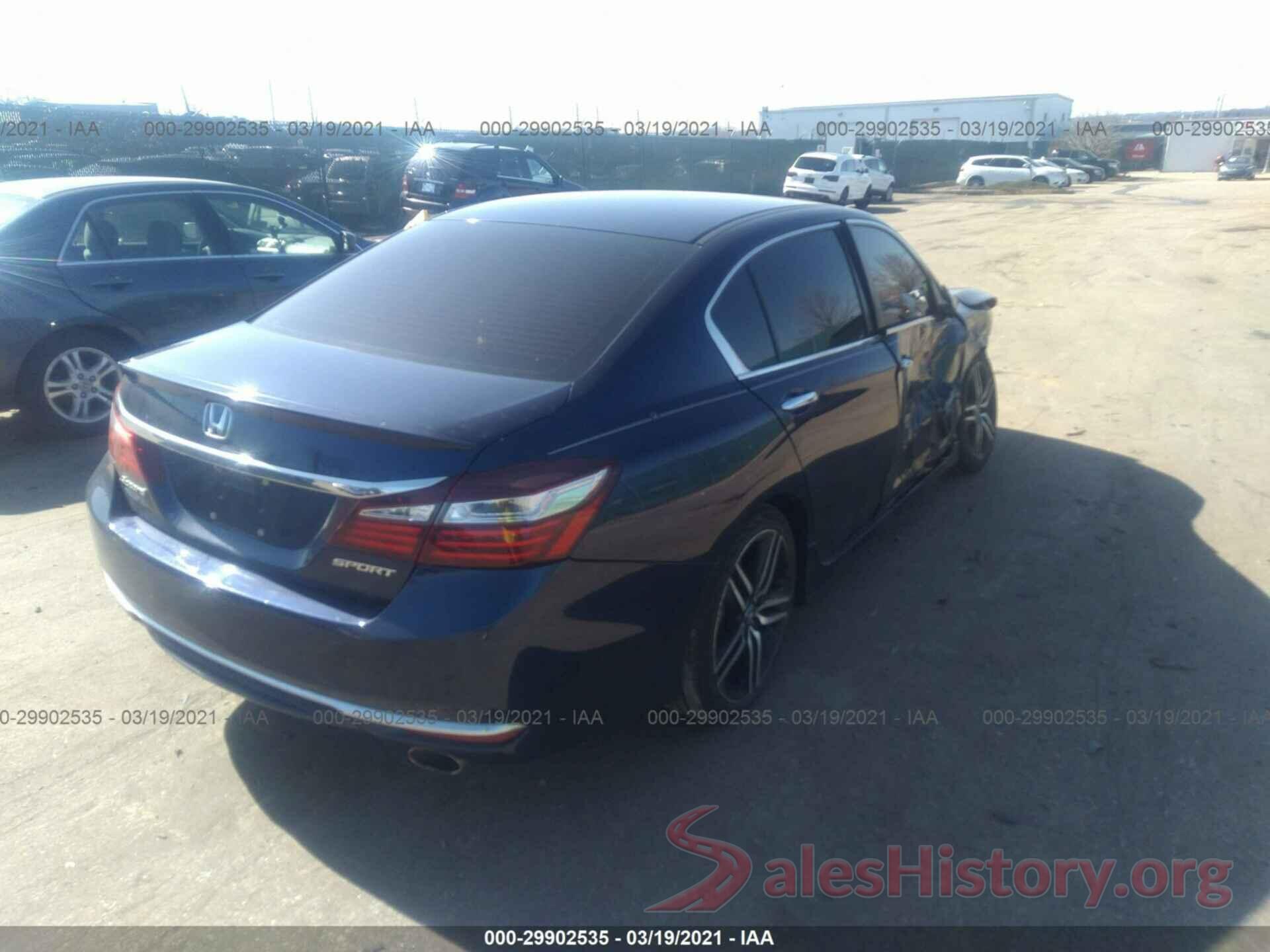 1HGCR2F59GA183535 2016 HONDA ACCORD SEDAN