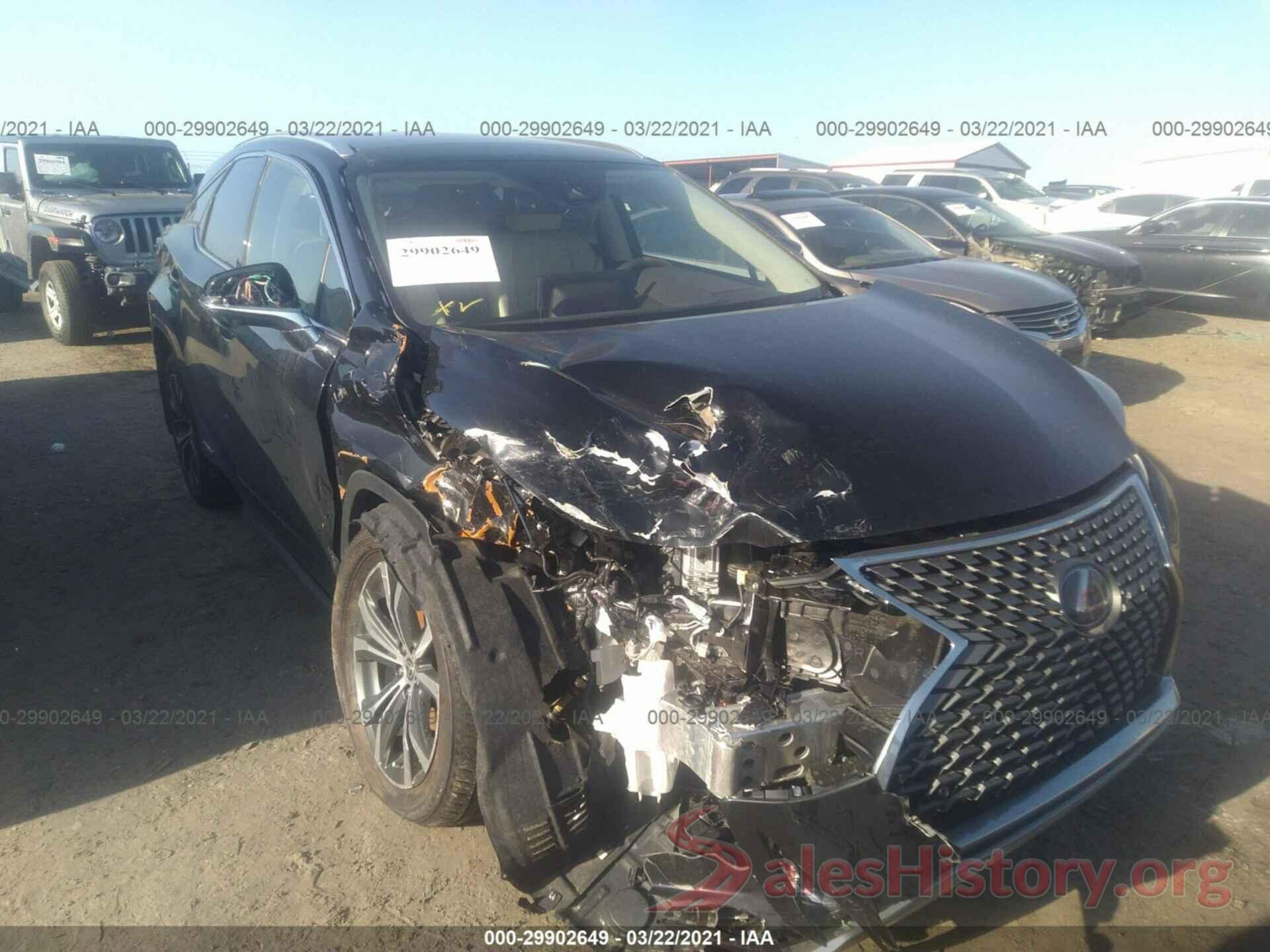 2T2HGMDA4LC054335 2020 LEXUS RX