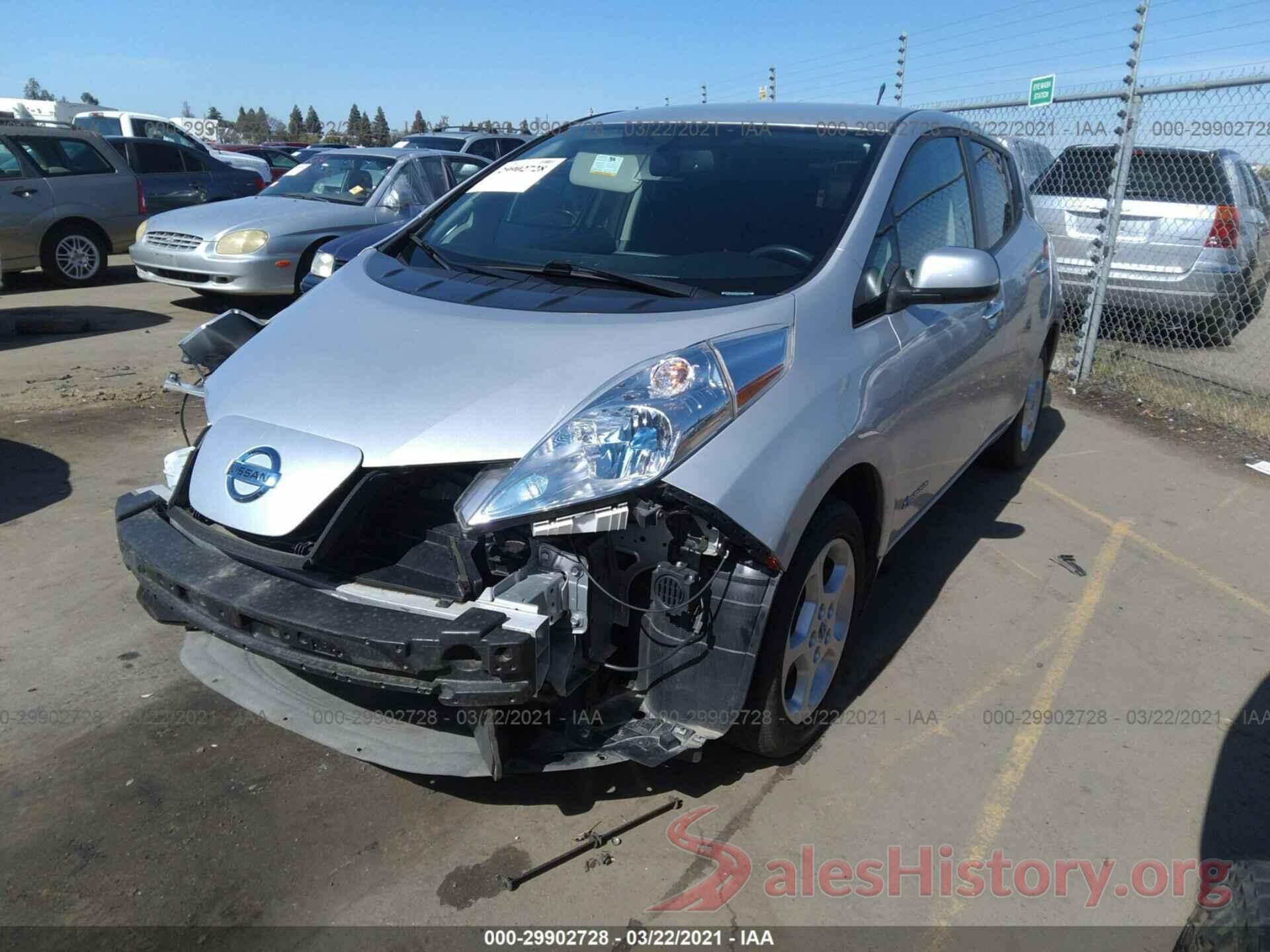 1N4AZ0CP4EC337933 2014 NISSAN LEAF