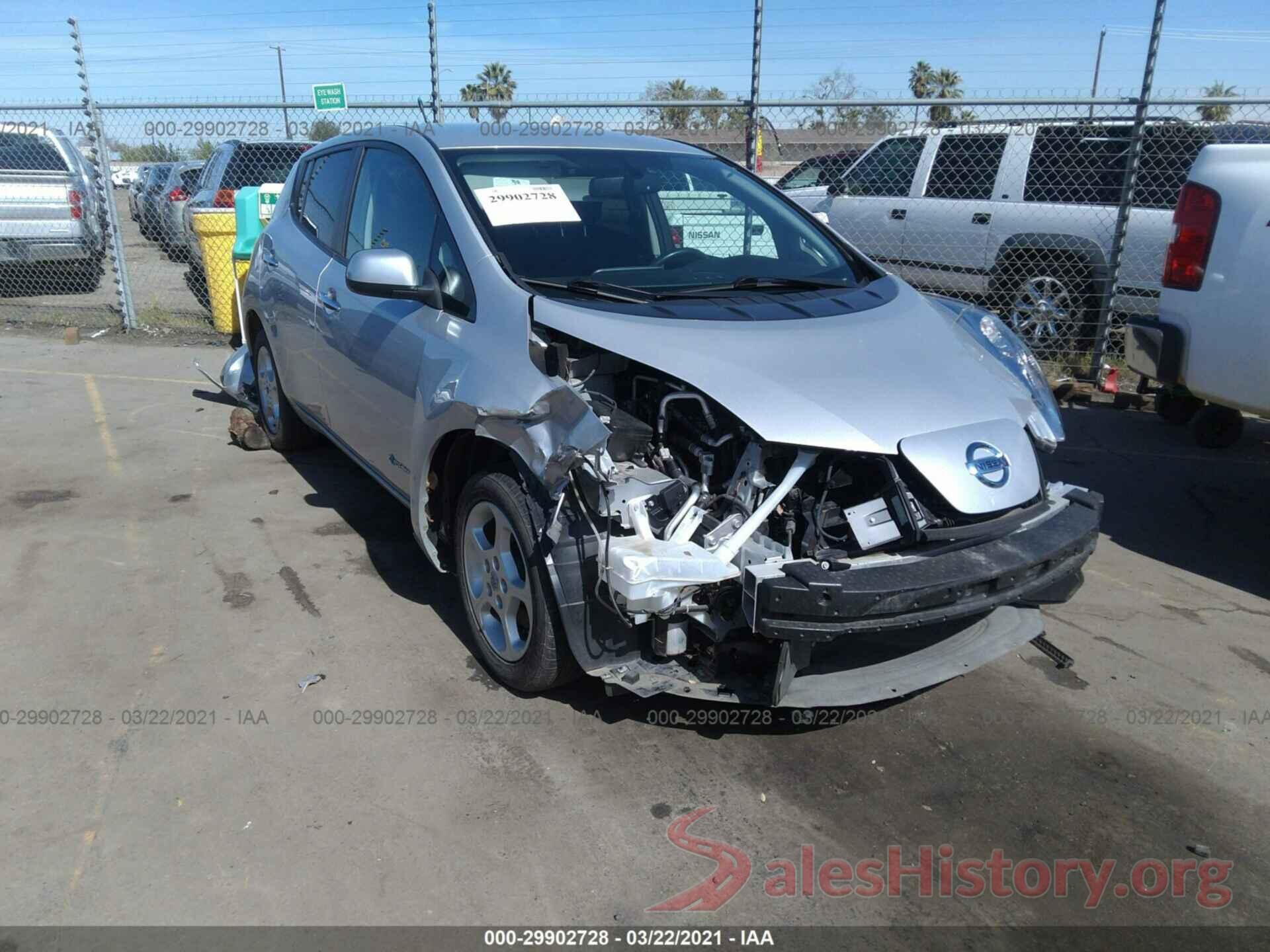 1N4AZ0CP4EC337933 2014 NISSAN LEAF