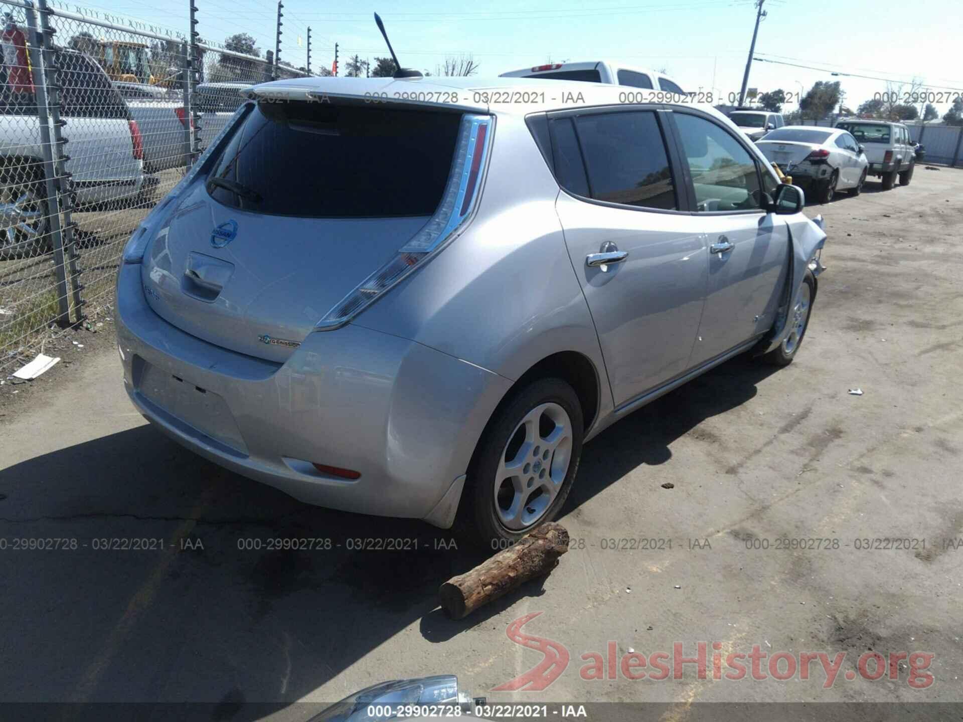 1N4AZ0CP4EC337933 2014 NISSAN LEAF