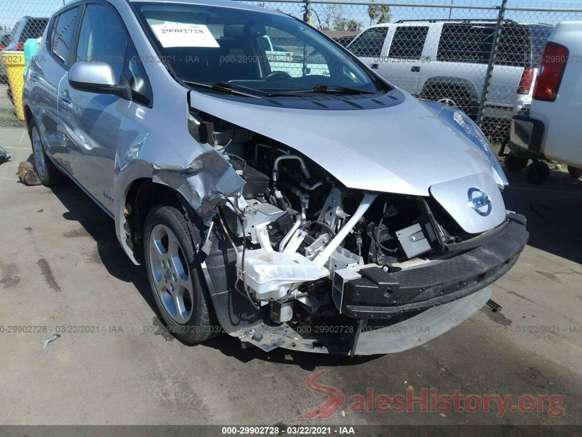 1N4AZ0CP4EC337933 2014 NISSAN LEAF