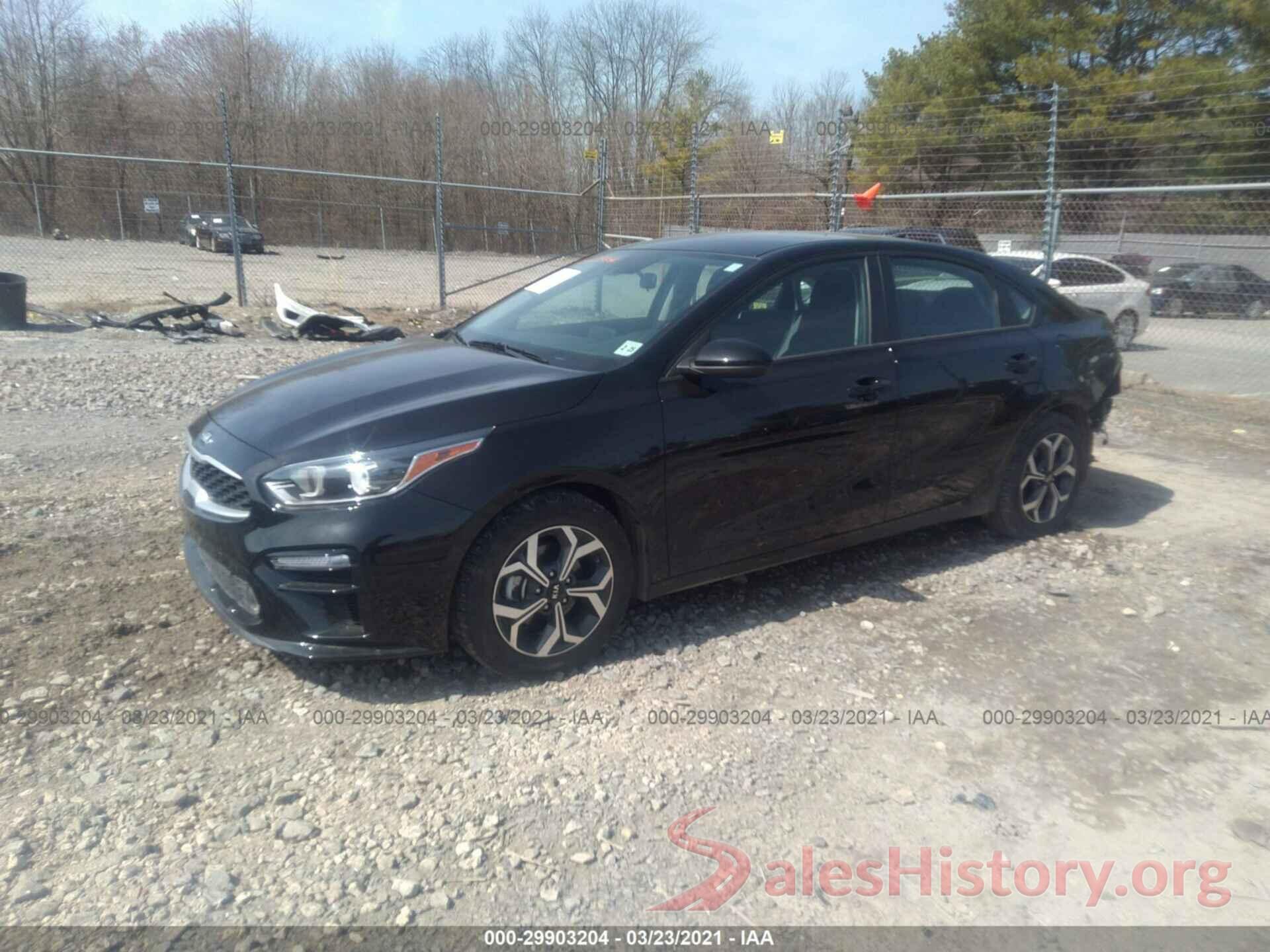 3KPF24AD1LE179206 2020 KIA FORTE