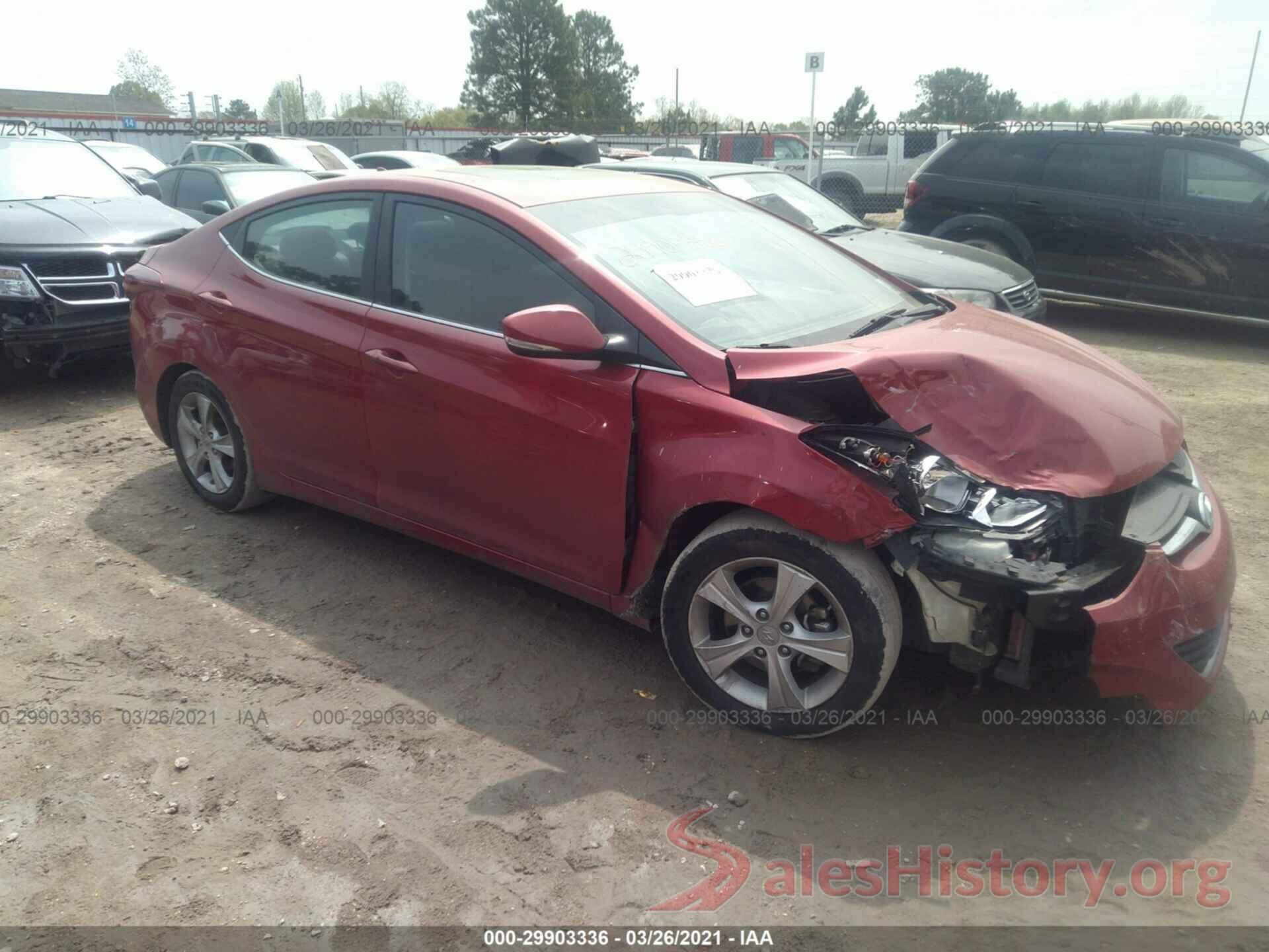 KMHDH4AE8GU554073 2016 HYUNDAI ELANTRA