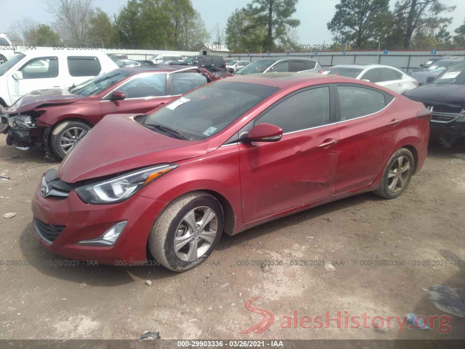 KMHDH4AE8GU554073 2016 HYUNDAI ELANTRA