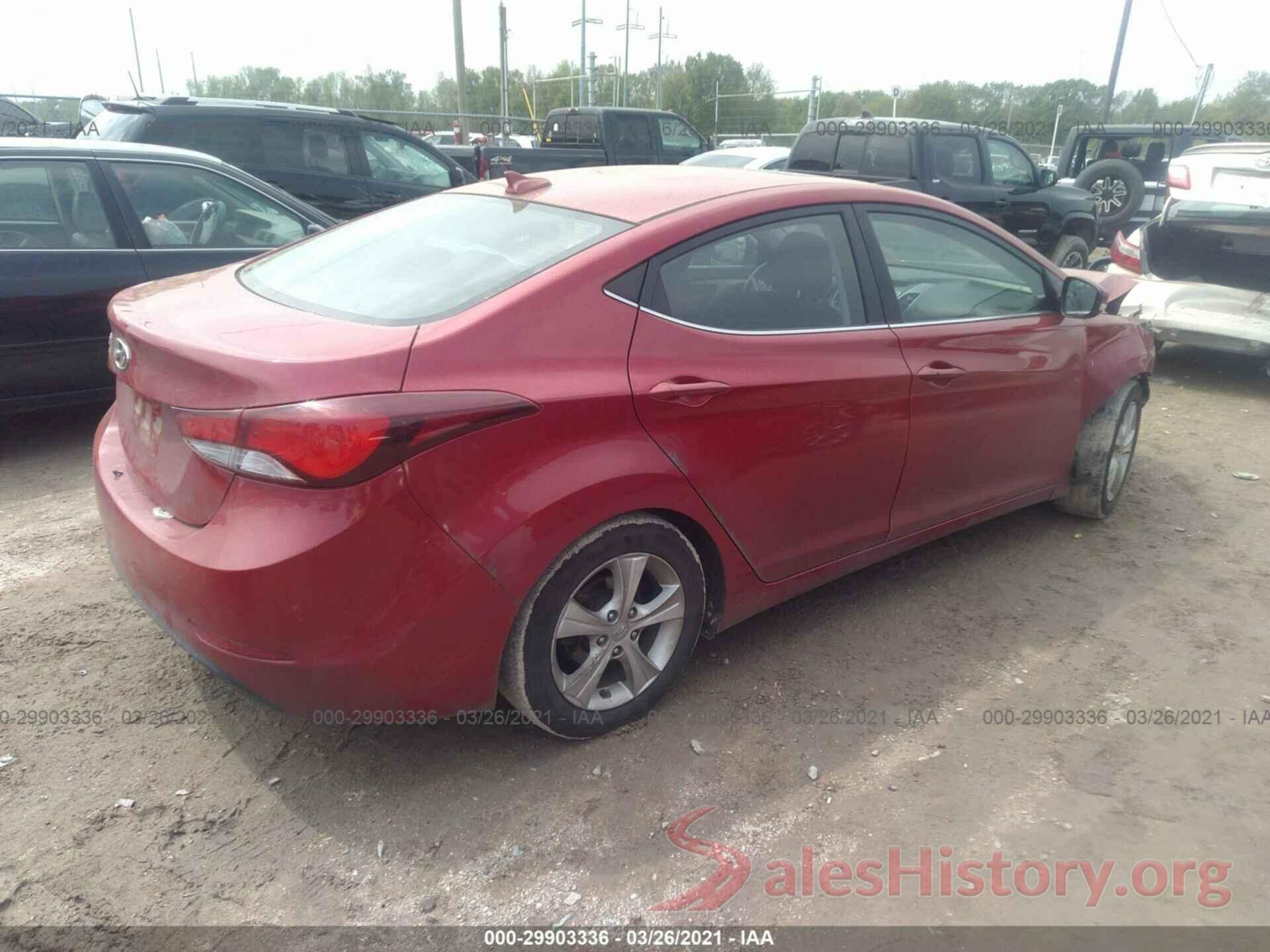 KMHDH4AE8GU554073 2016 HYUNDAI ELANTRA