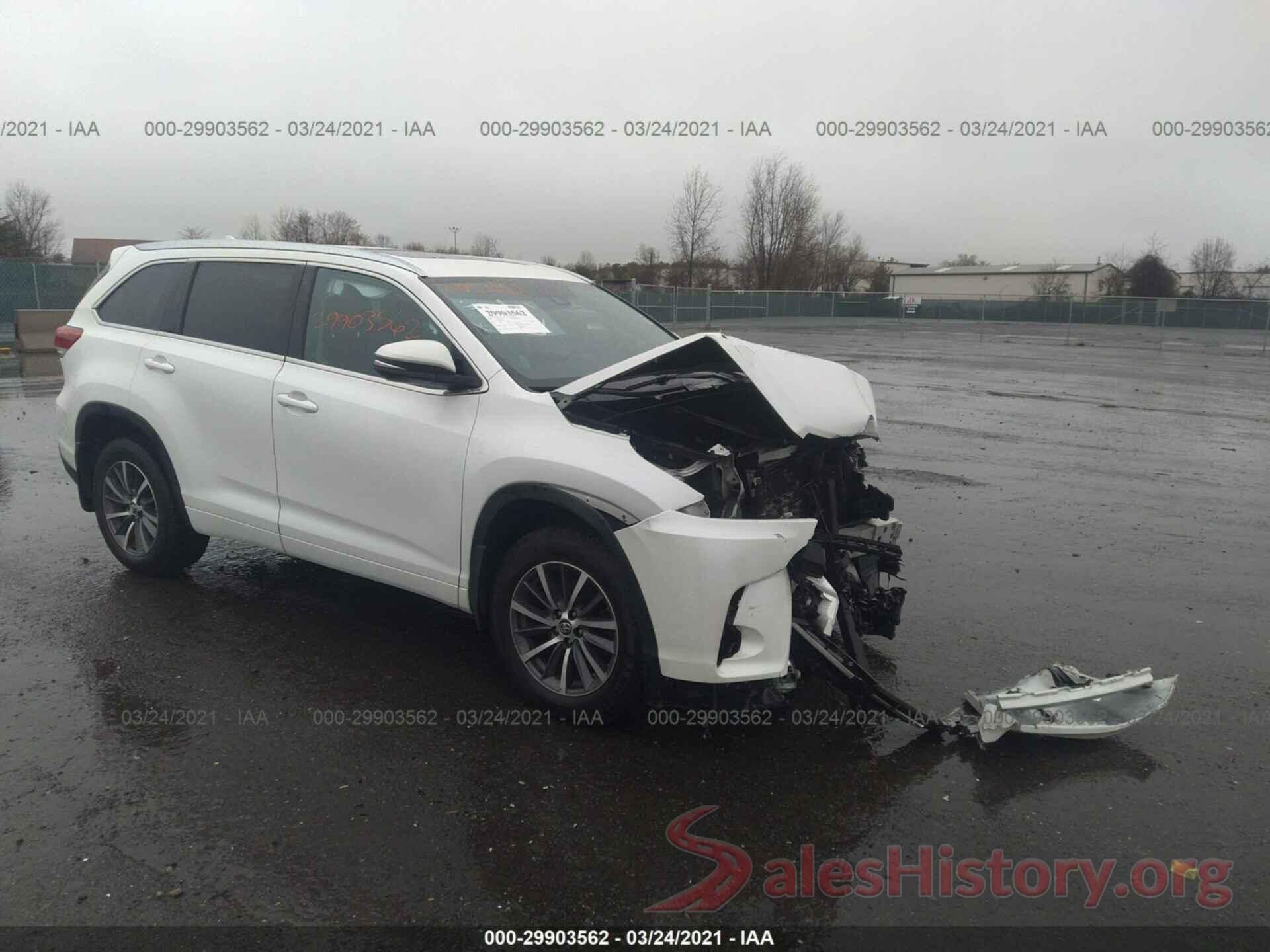 5TDJZRFH2HS367745 2017 TOYOTA HIGHLANDER