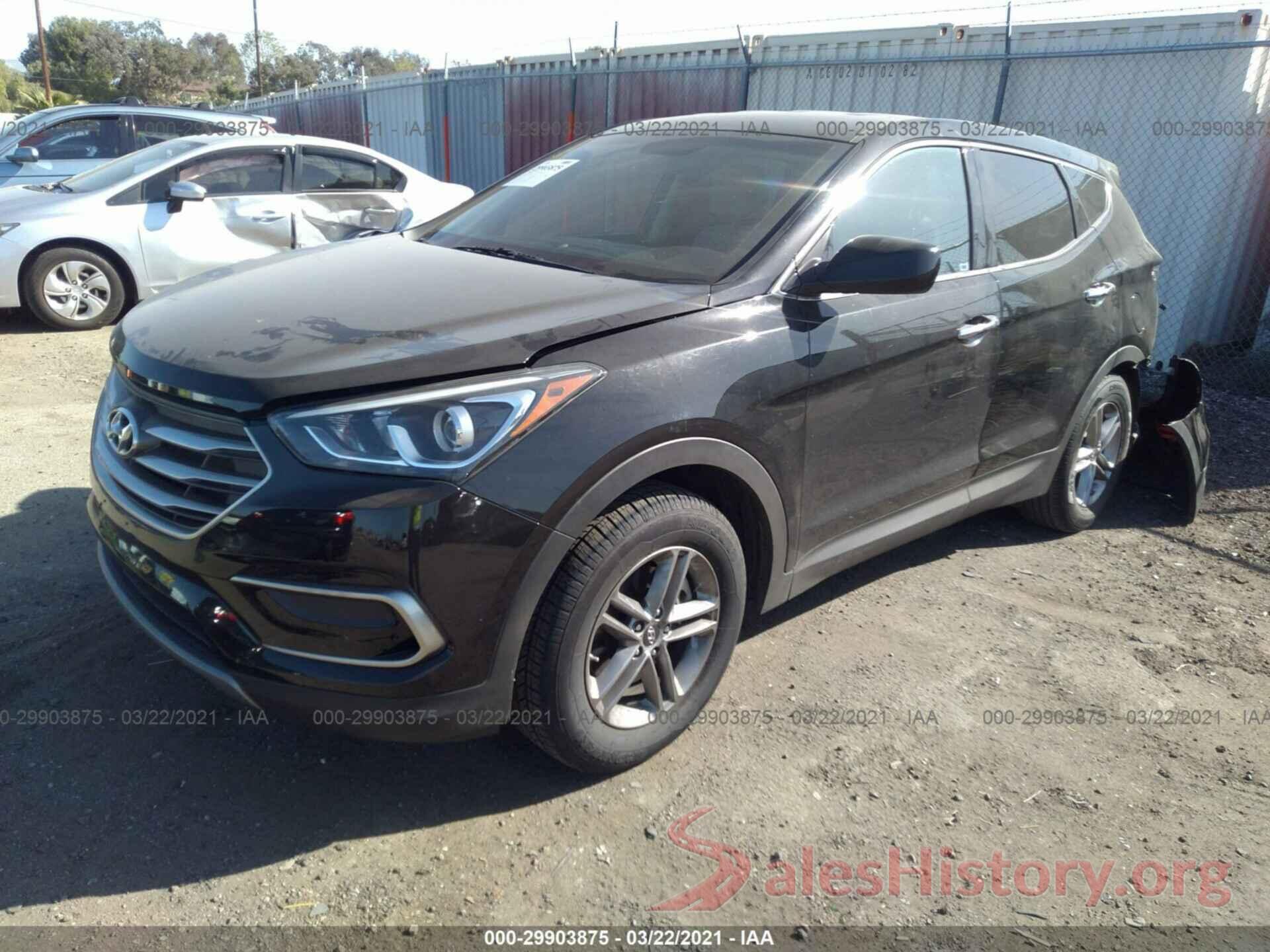 5NMZT3LB4HH022706 2017 HYUNDAI SANTA FE SPORT