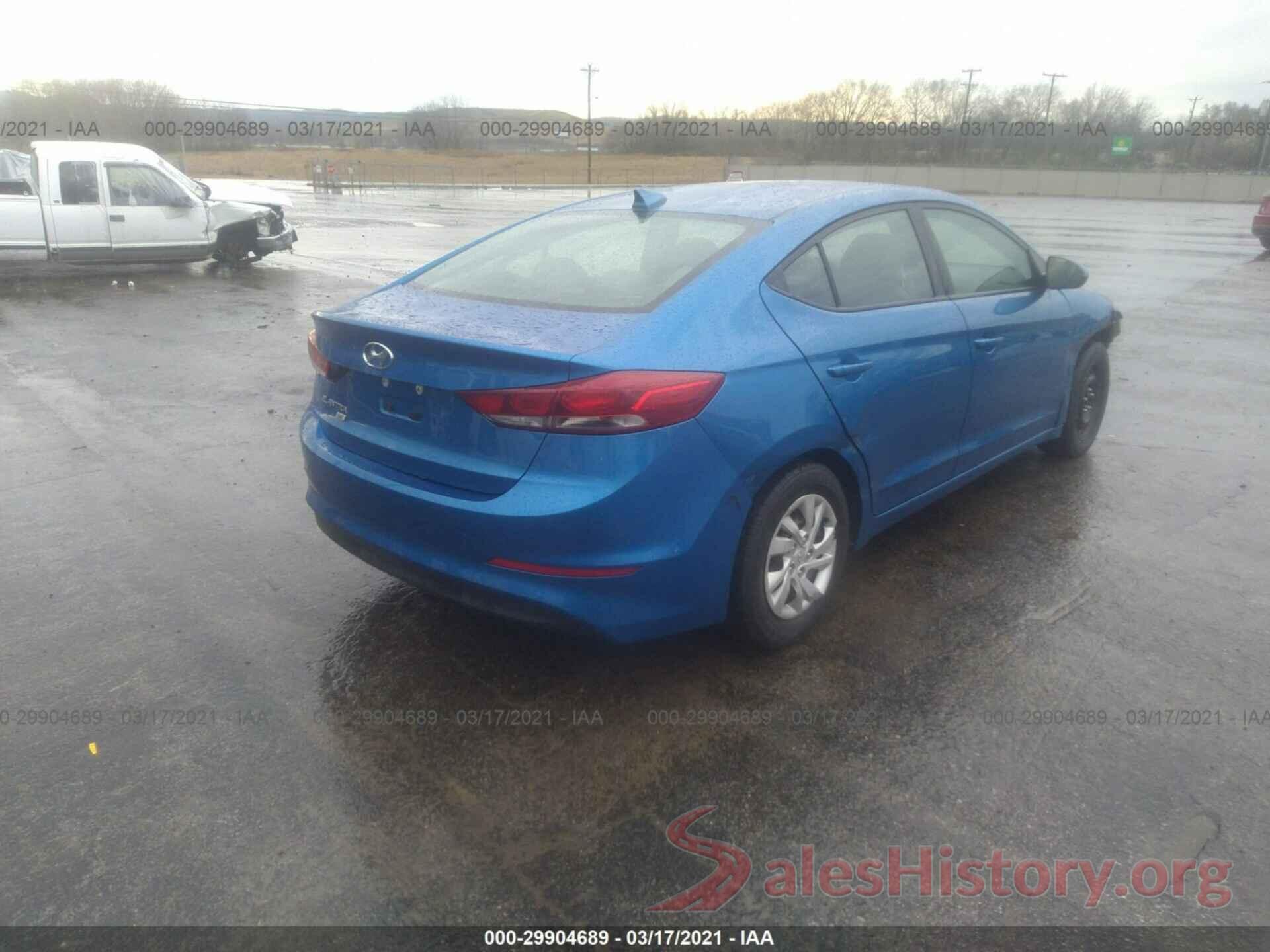 5NPD74LF7HH150934 2017 HYUNDAI ELANTRA