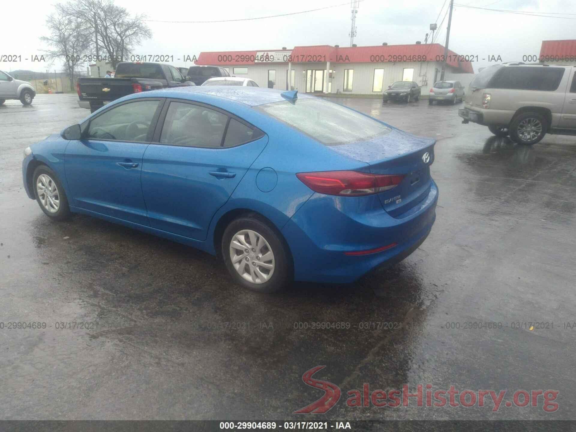 5NPD74LF7HH150934 2017 HYUNDAI ELANTRA