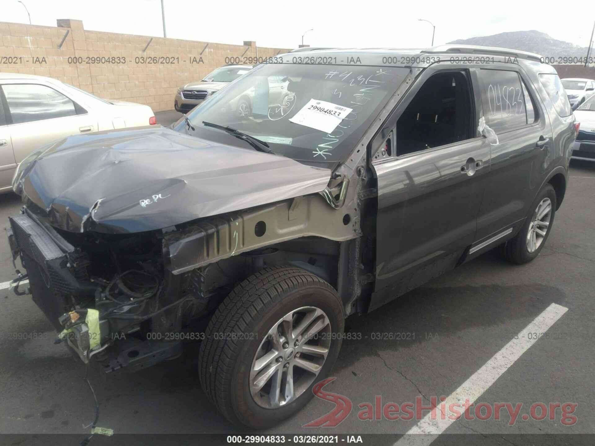 1FM5K7DH8HGA88254 2017 FORD EXPLORER