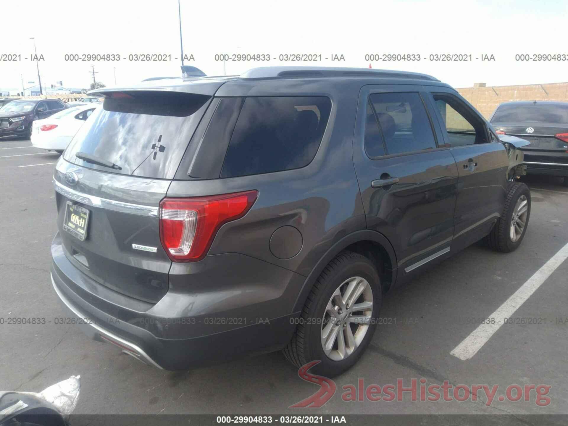 1FM5K7DH8HGA88254 2017 FORD EXPLORER