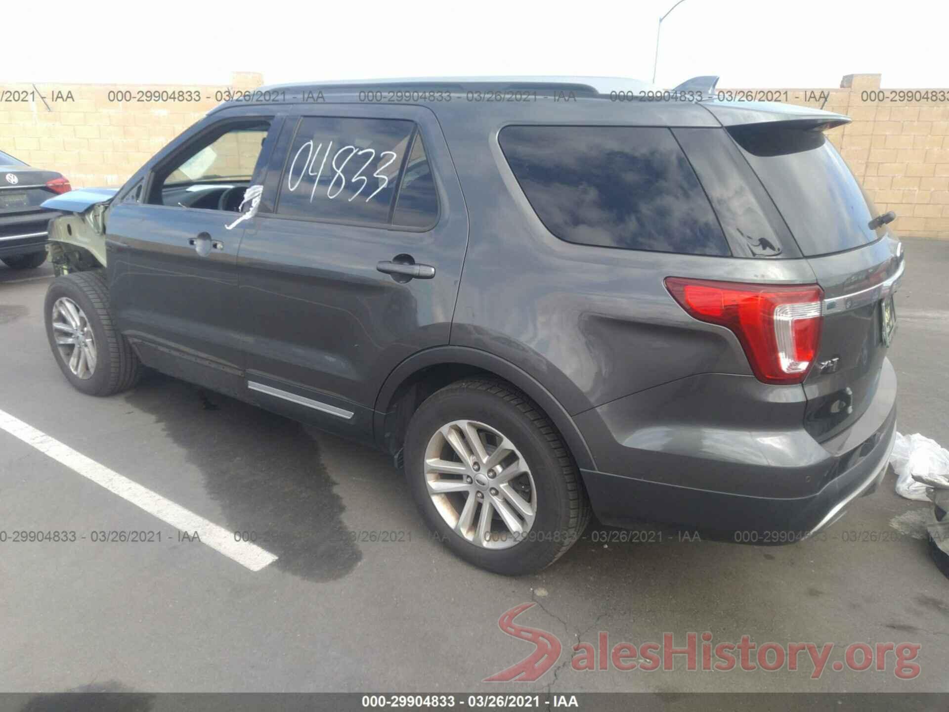 1FM5K7DH8HGA88254 2017 FORD EXPLORER