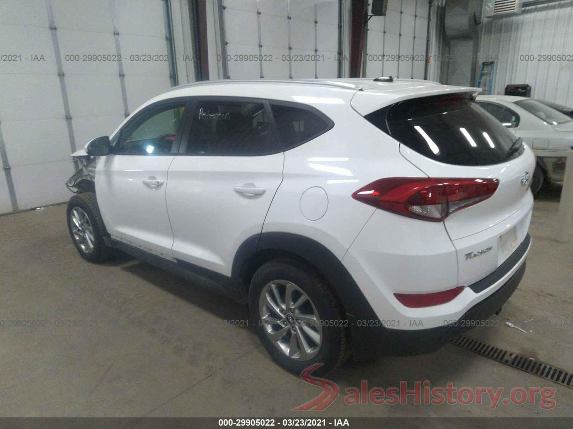 KM8J3CA44GU205009 2016 HYUNDAI TUCSON