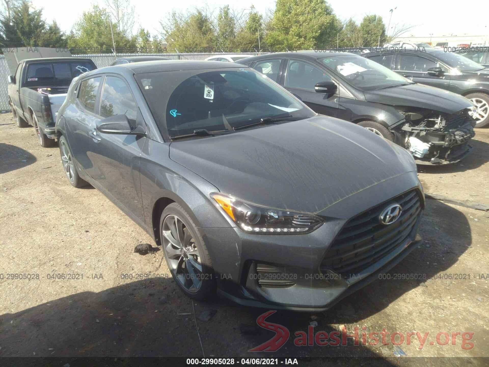 KMHTG6AF8KU005341 2019 HYUNDAI VELOSTER