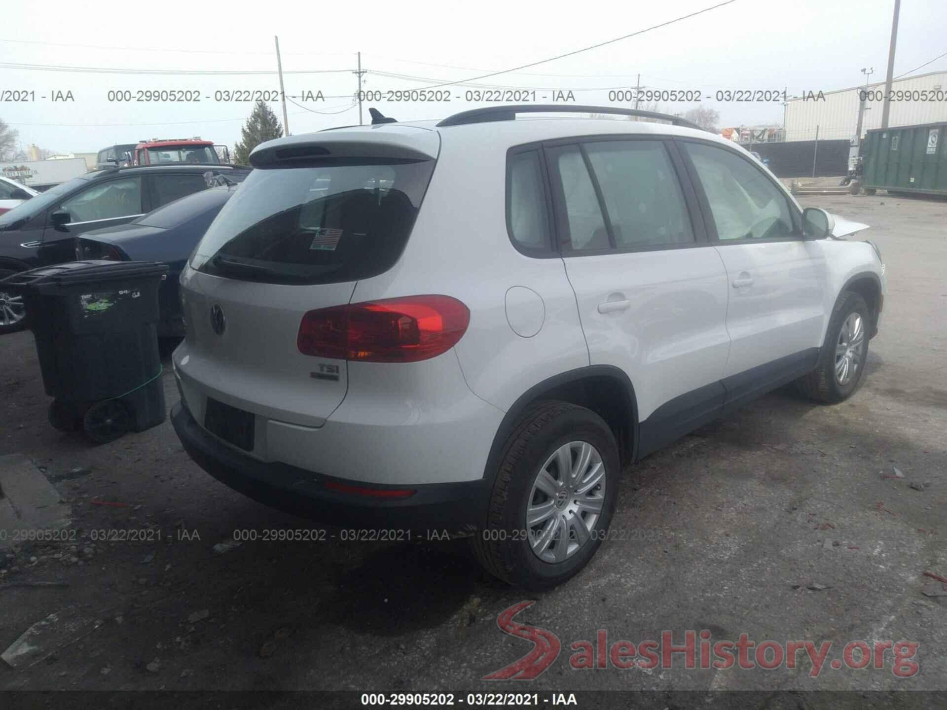 WVGBV7AX6HK043428 2017 VOLKSWAGEN TIGUAN