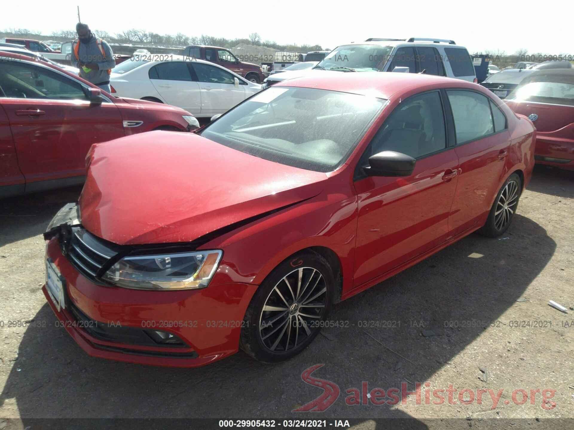 3VWD17AJ6GM308101 2016 VOLKSWAGEN JETTA SEDAN