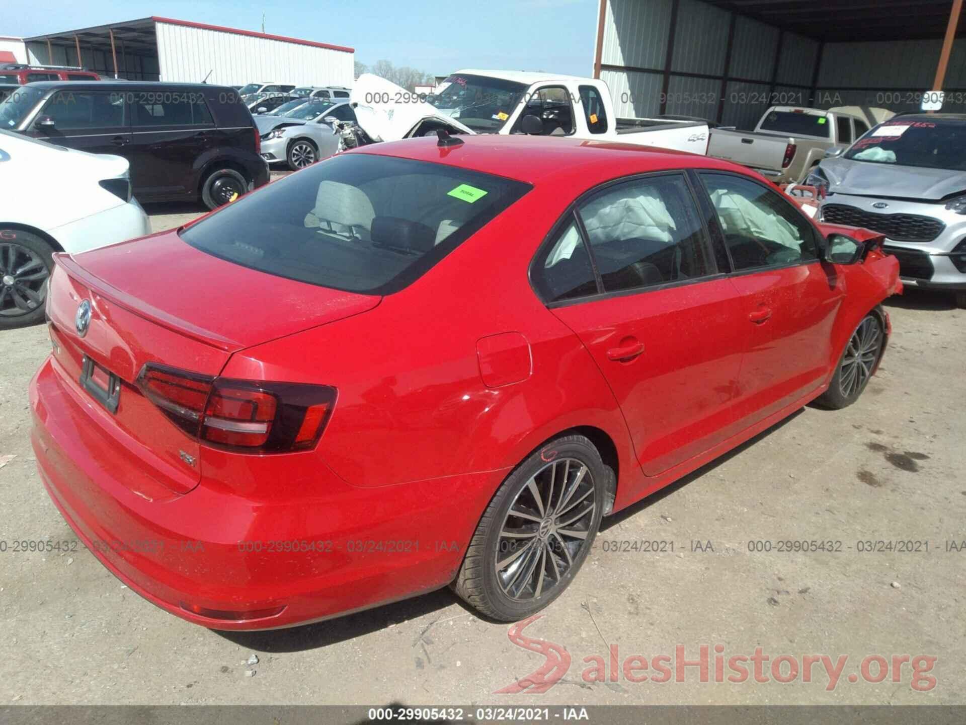 3VWD17AJ6GM308101 2016 VOLKSWAGEN JETTA SEDAN