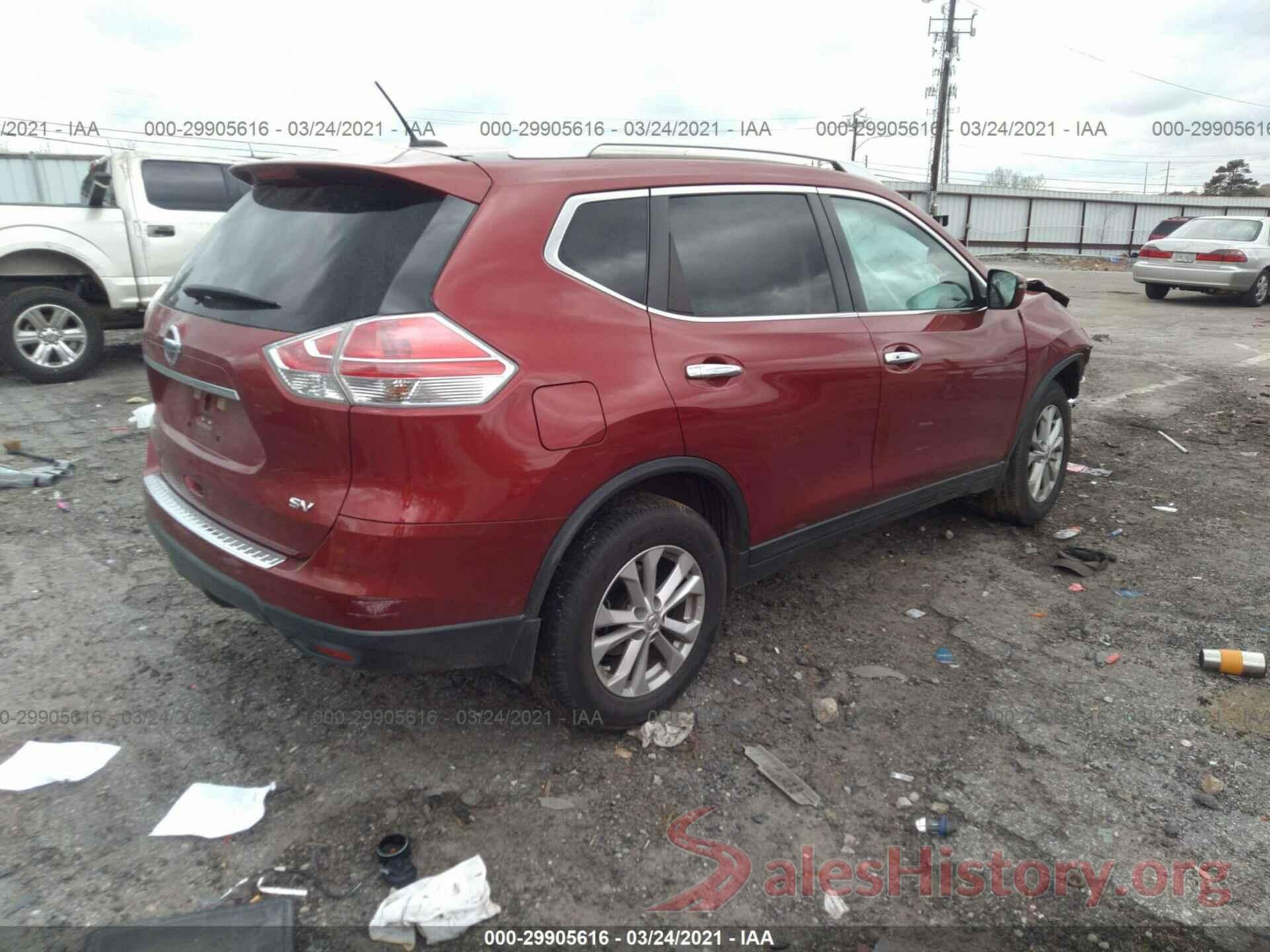 KNMAT2MT3GP611654 2016 NISSAN ROGUE