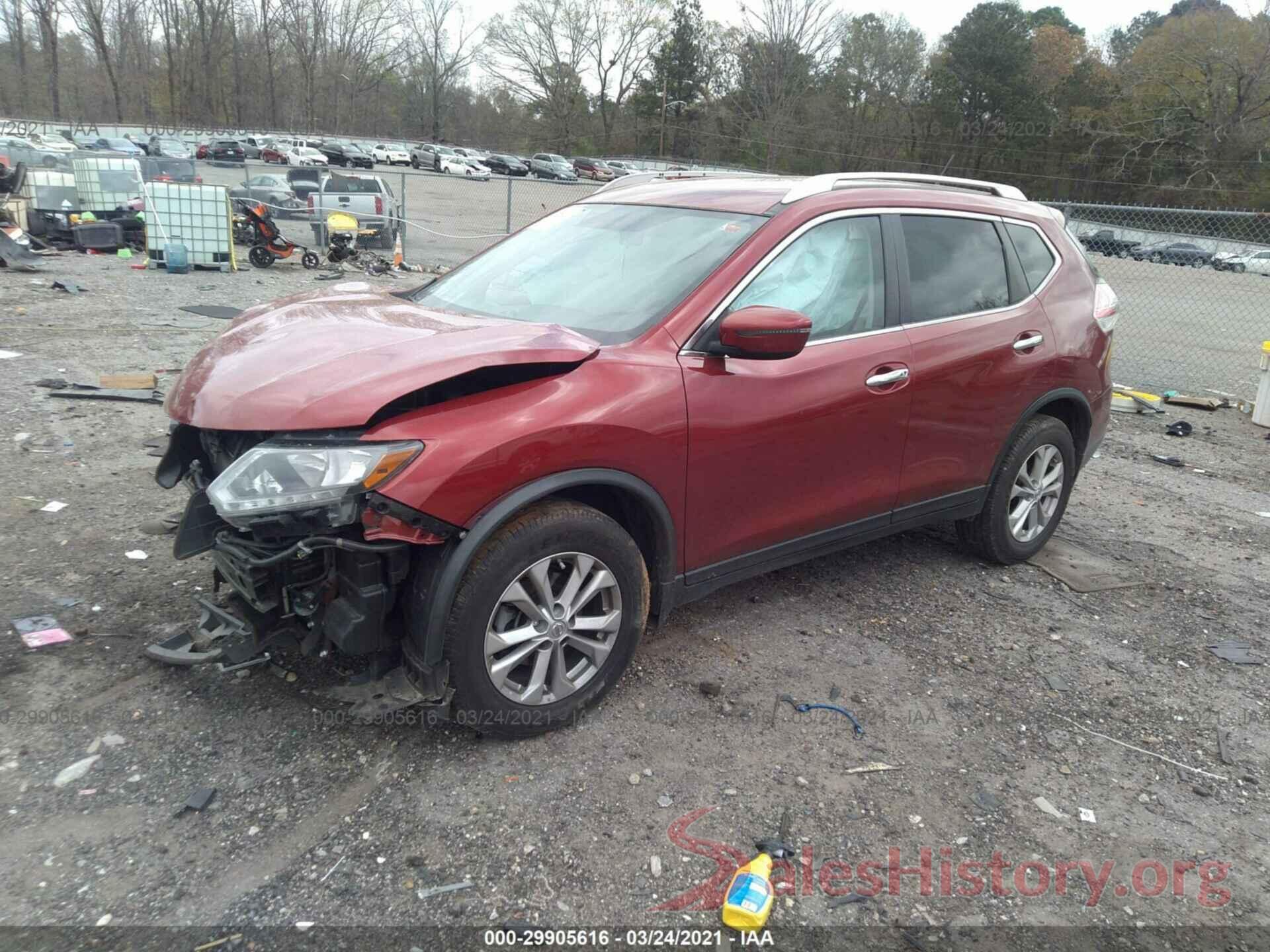 KNMAT2MT3GP611654 2016 NISSAN ROGUE