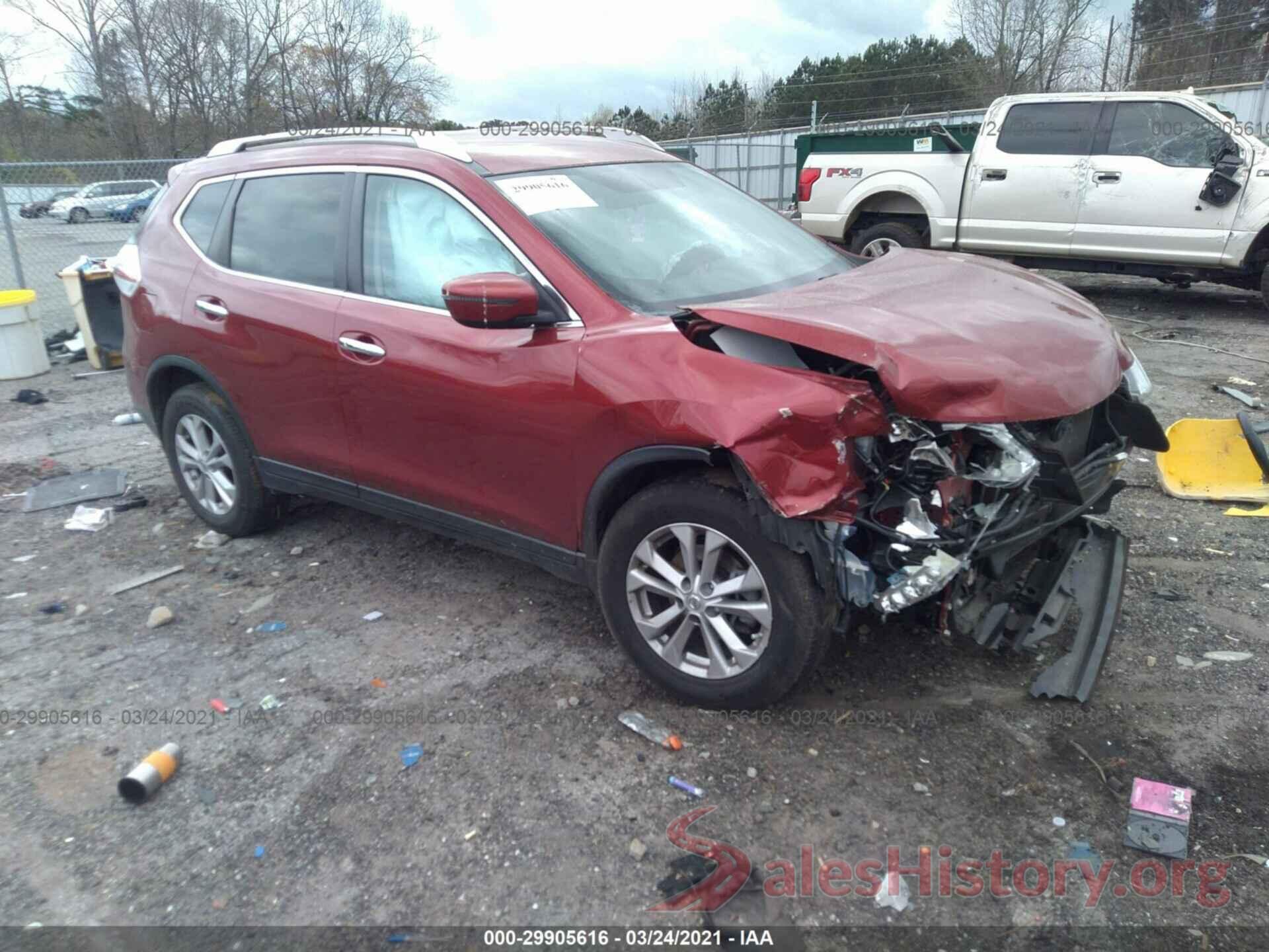 KNMAT2MT3GP611654 2016 NISSAN ROGUE