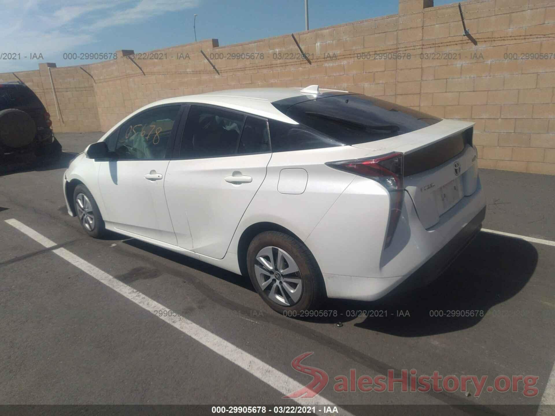 JTDKARFU1H3534428 2017 TOYOTA PRIUS