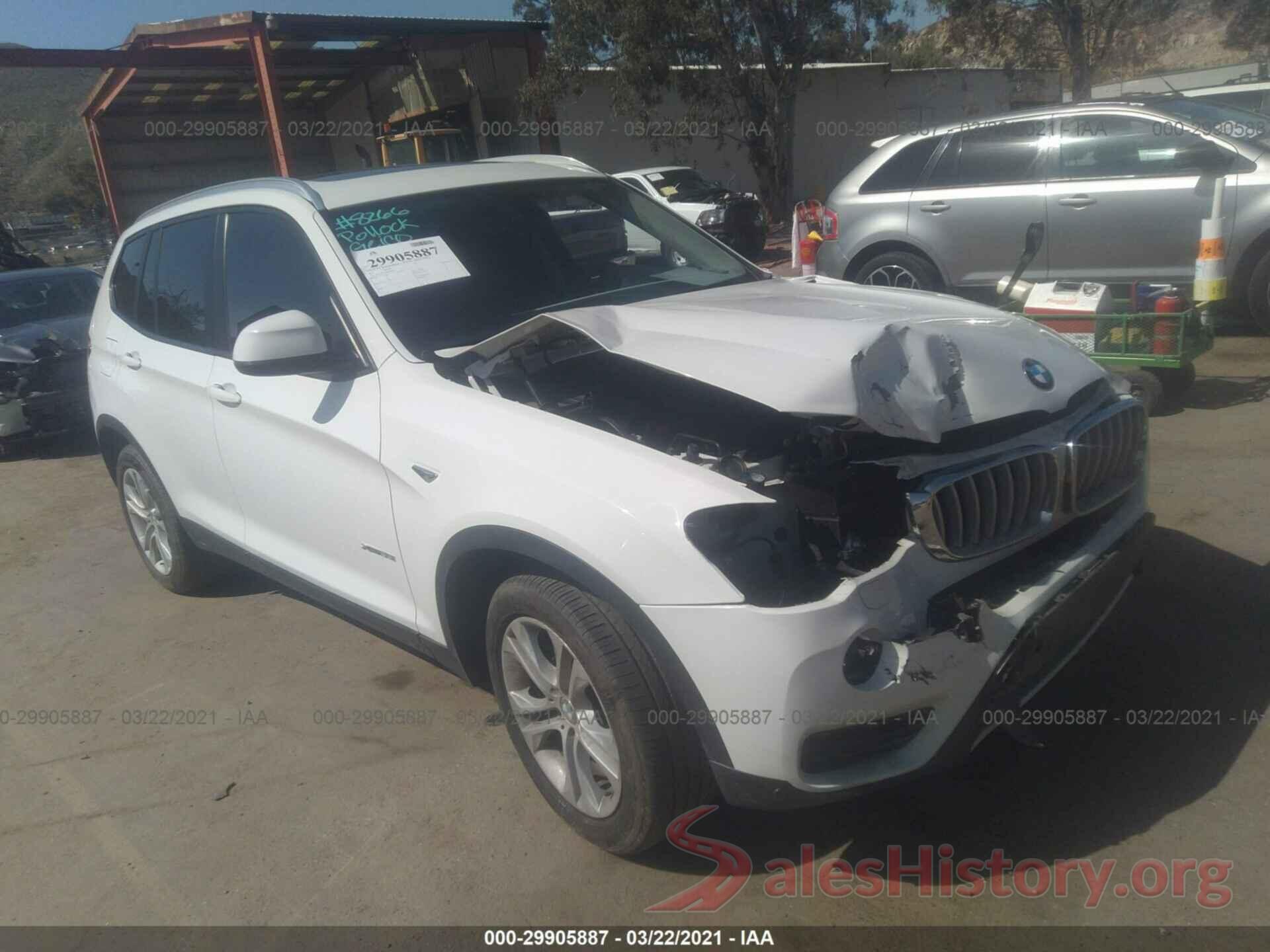 5UXWX7C50H0U40719 2017 BMW X3