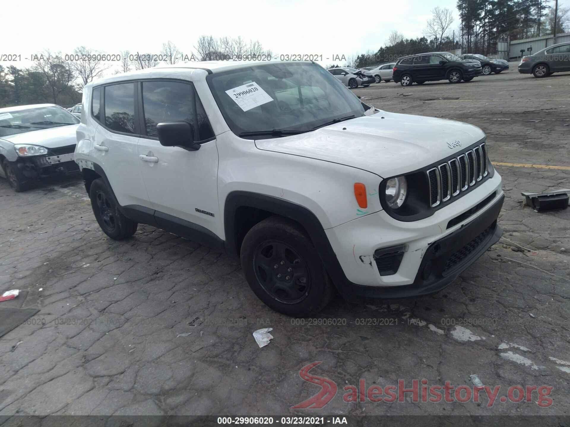 ZACNJAAB9LPL58802 2020 JEEP RENEGADE