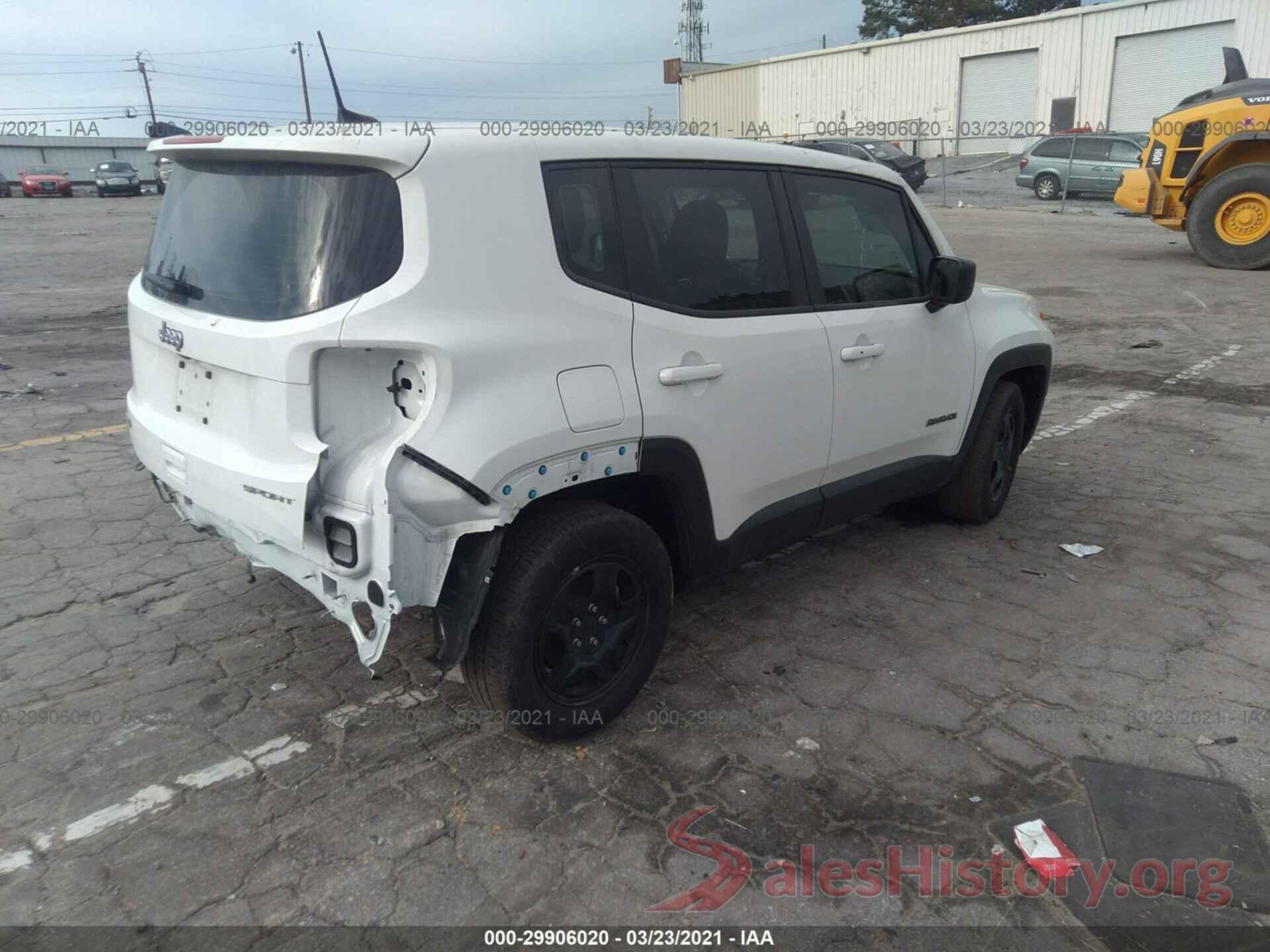 ZACNJAAB9LPL58802 2020 JEEP RENEGADE