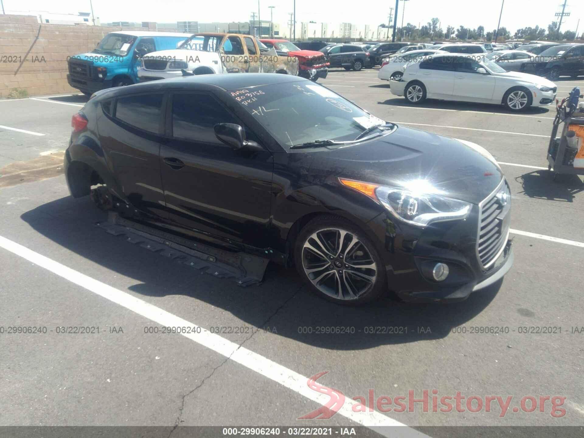 KMHTC6AE6GU292804 2016 HYUNDAI VELOSTER