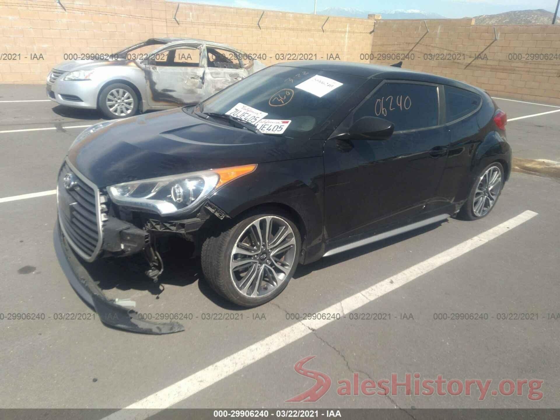 KMHTC6AE6GU292804 2016 HYUNDAI VELOSTER