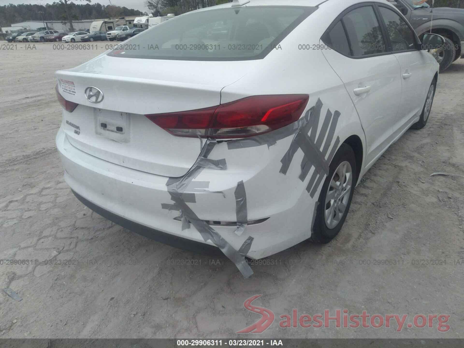 5NPD74LF8HH211627 2017 HYUNDAI ELANTRA