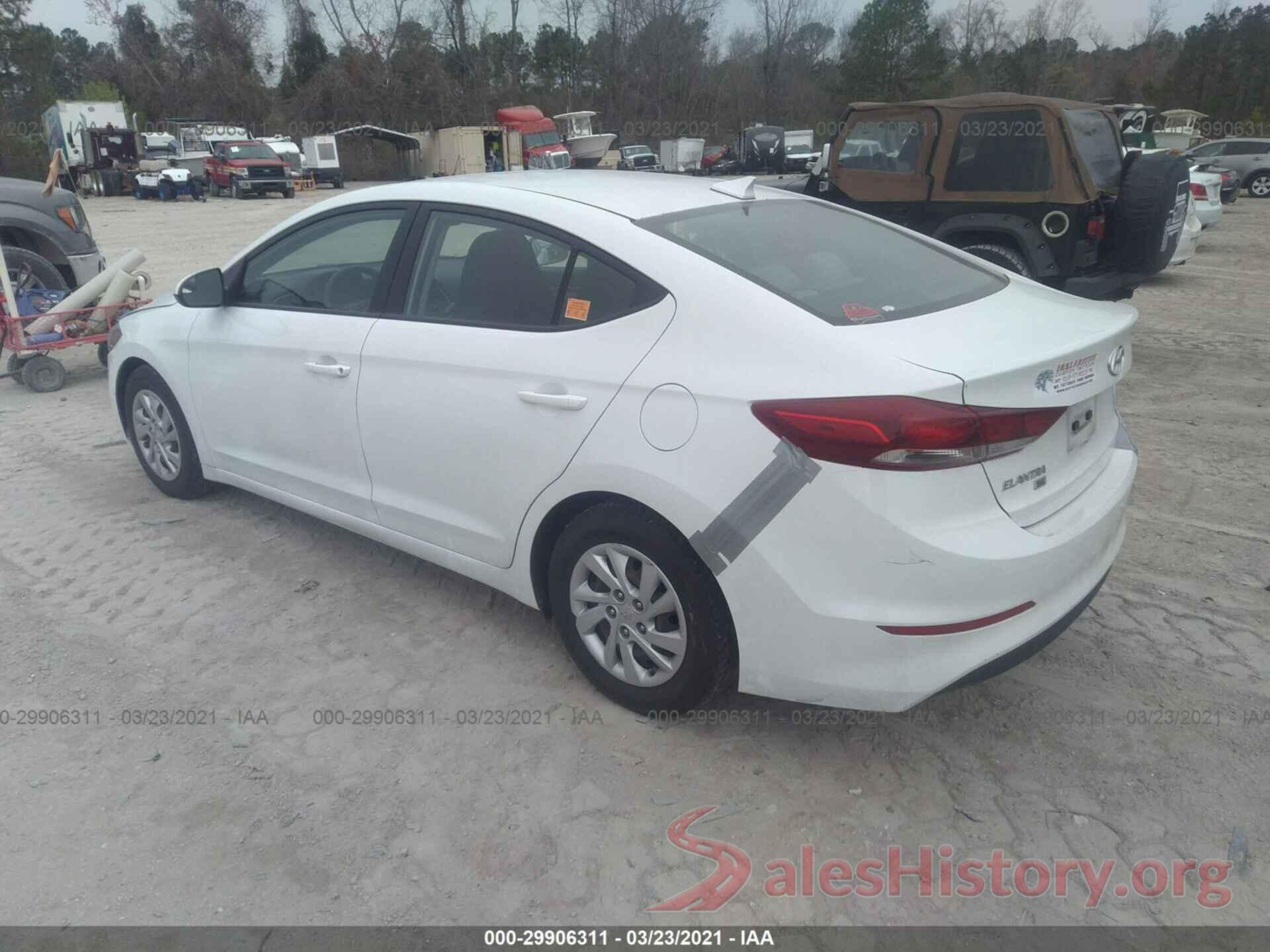 5NPD74LF8HH211627 2017 HYUNDAI ELANTRA