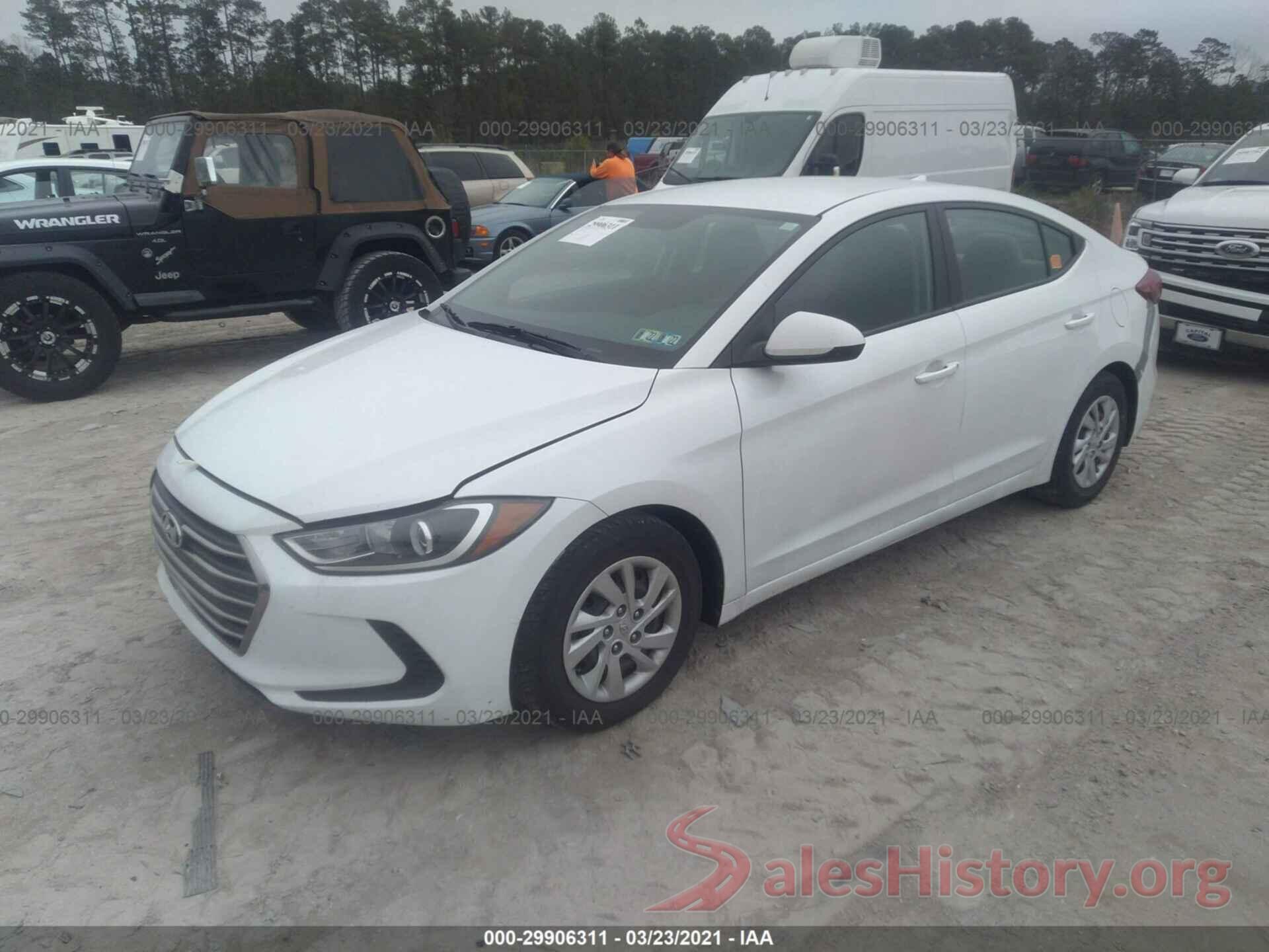 5NPD74LF8HH211627 2017 HYUNDAI ELANTRA