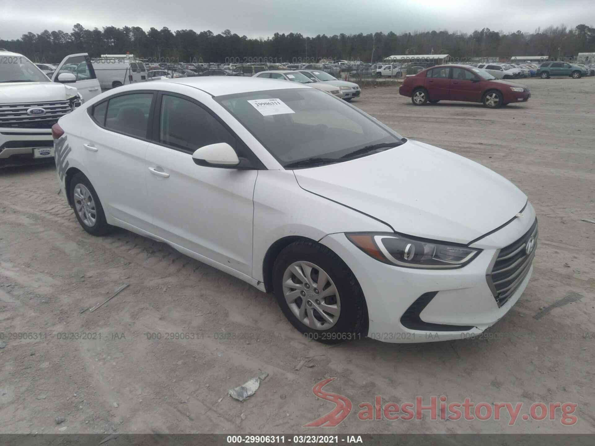 5NPD74LF8HH211627 2017 HYUNDAI ELANTRA